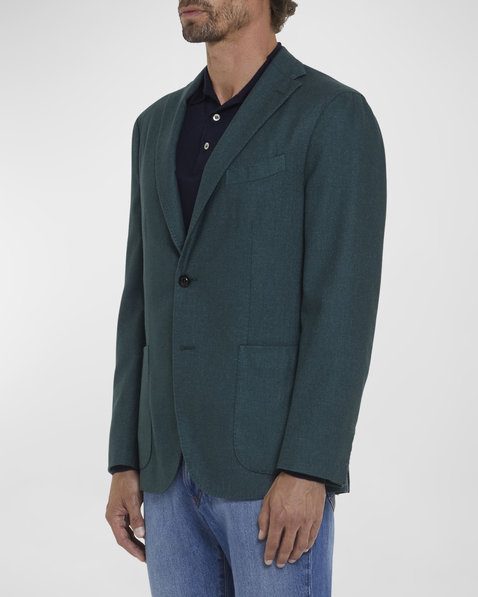 Boglioli Men's PatchPocket Solid Blazer Neiman Marcus