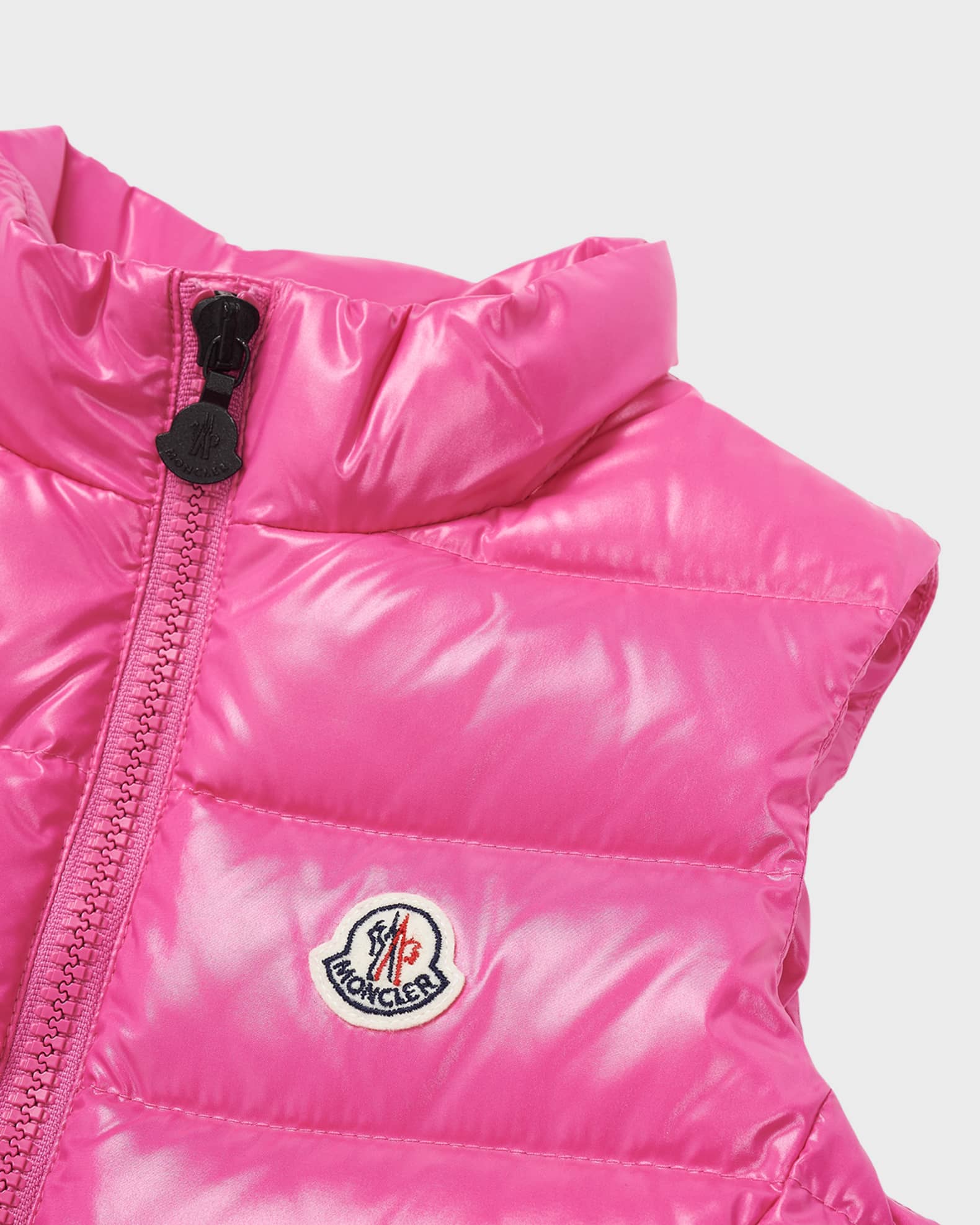 Moncler Girl's Ghany Puffer Vest, Size 8-14 | Neiman Marcus