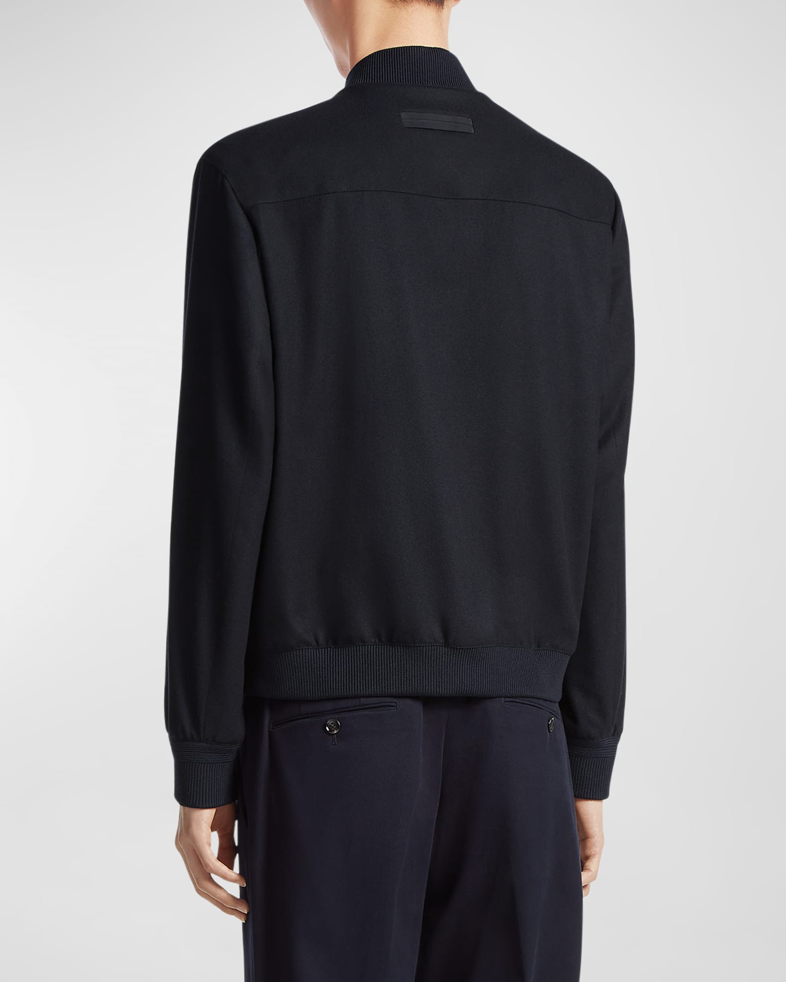 ZEGNA Men's Oasi Cashmere-Wool Blouson | Neiman Marcus