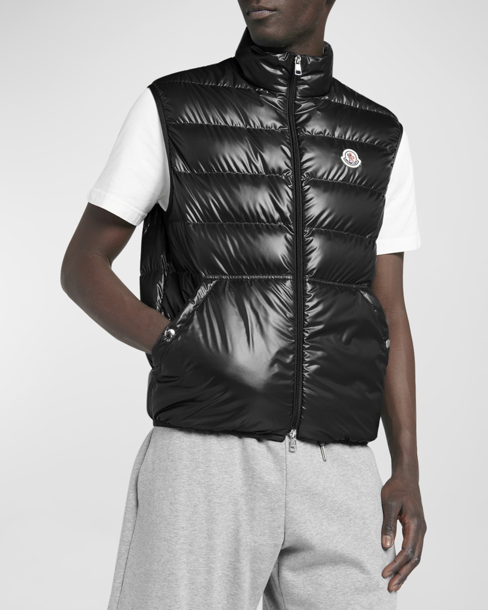 Moncler vest with sales sleeves