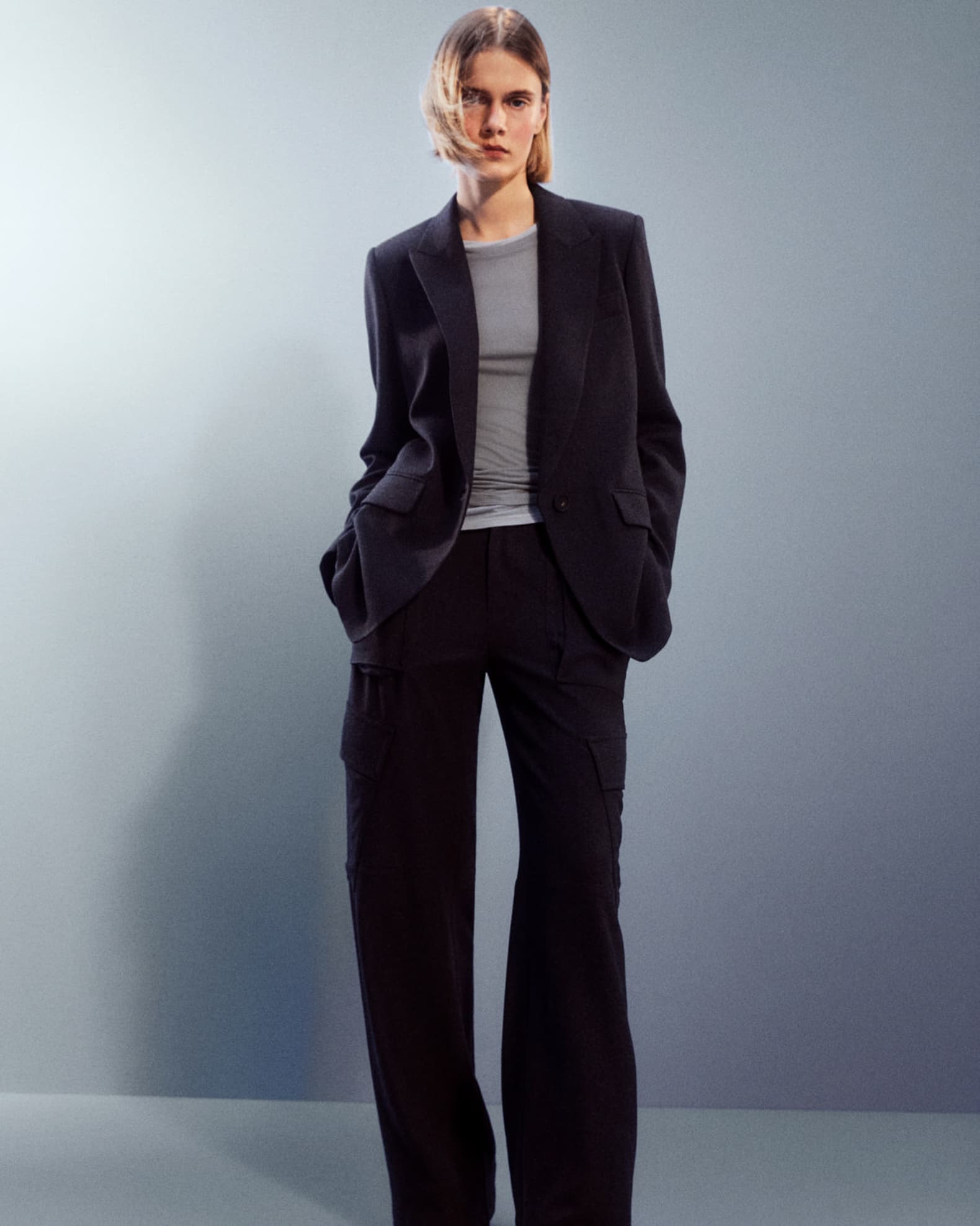 Single-breasted wool blazer Blazer, suits