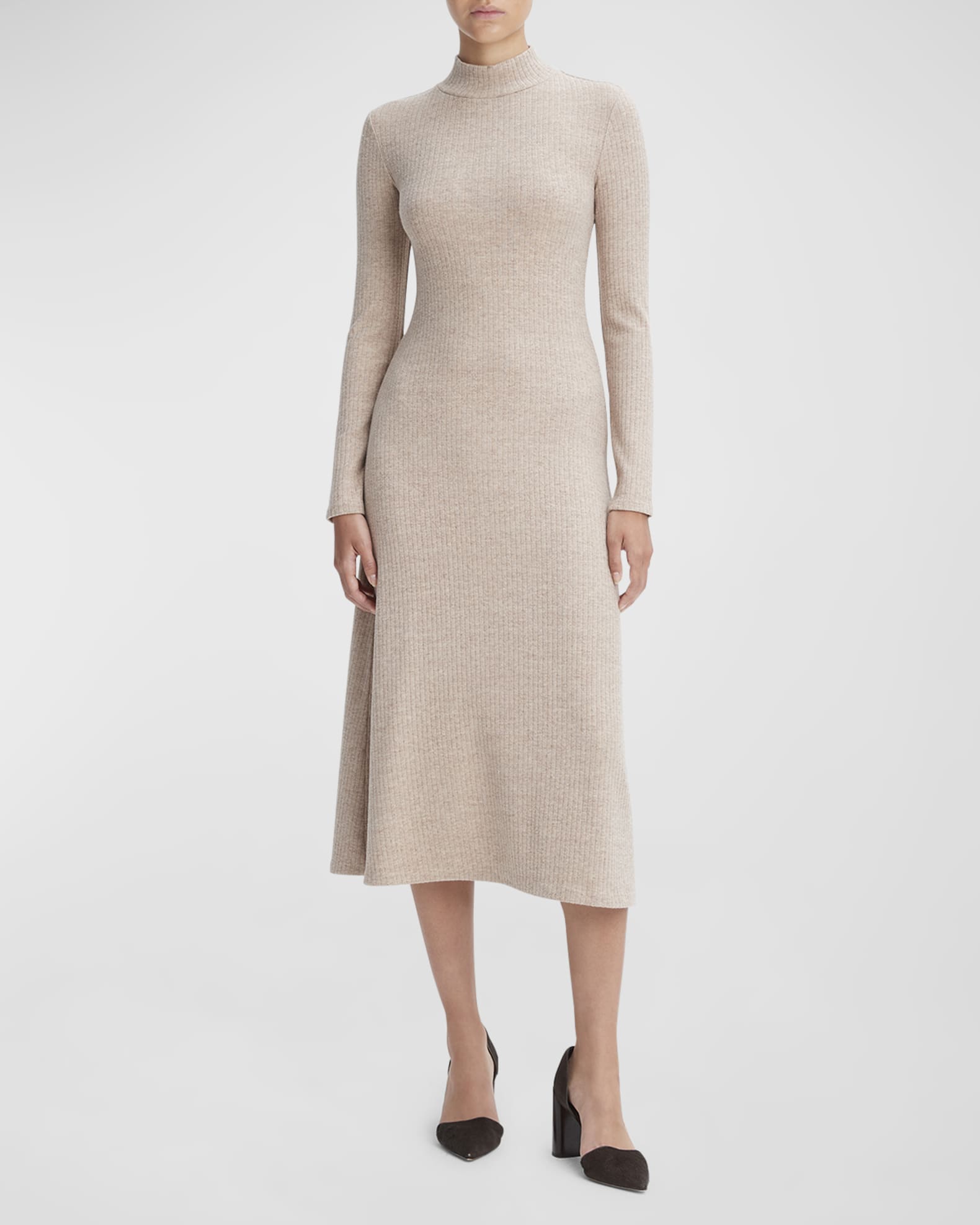 mock neck longsleeve dress