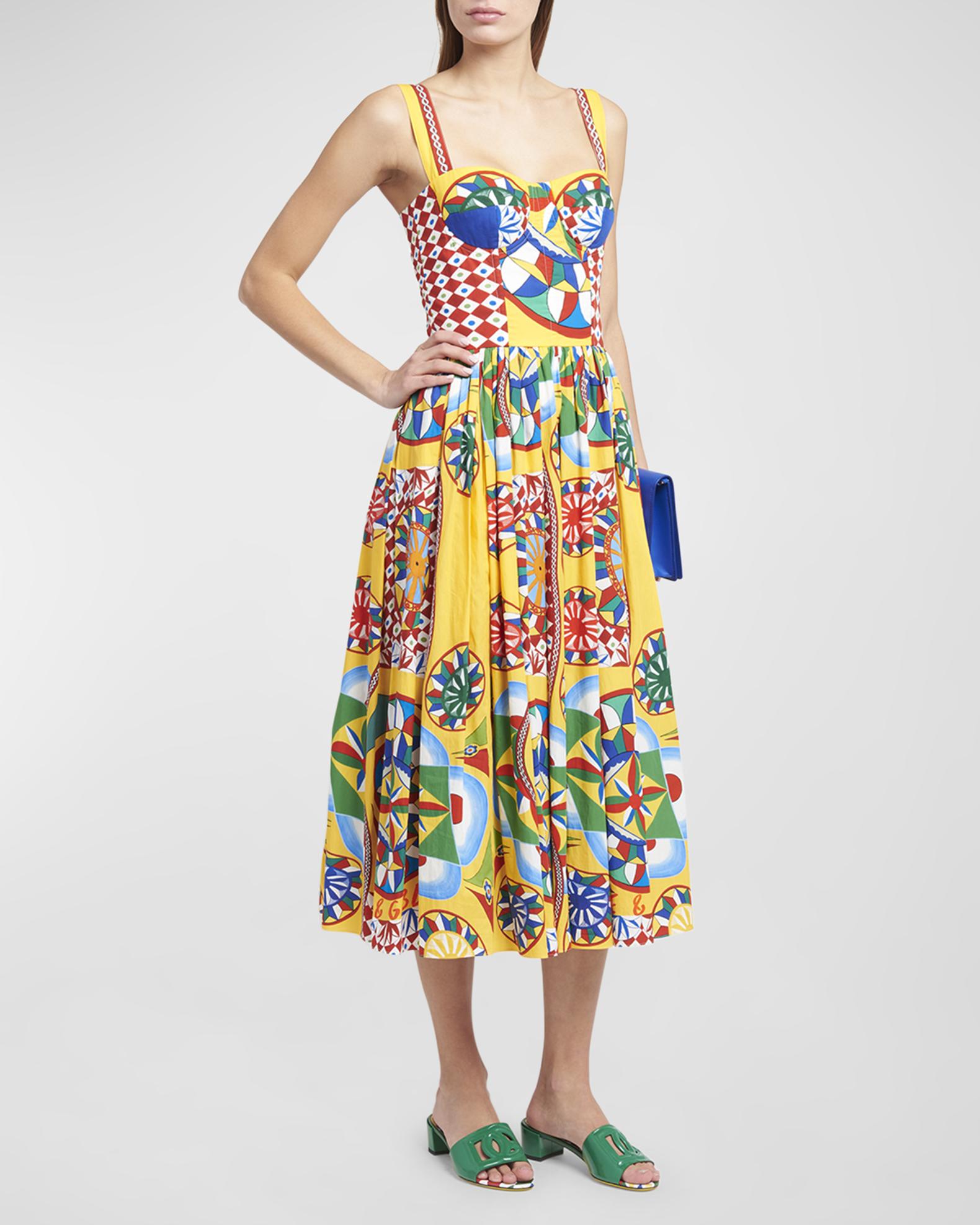 Jupe Mi-longue Dolce & Gabbana - Taille 6 - Multicolore - Occasion Parfait état