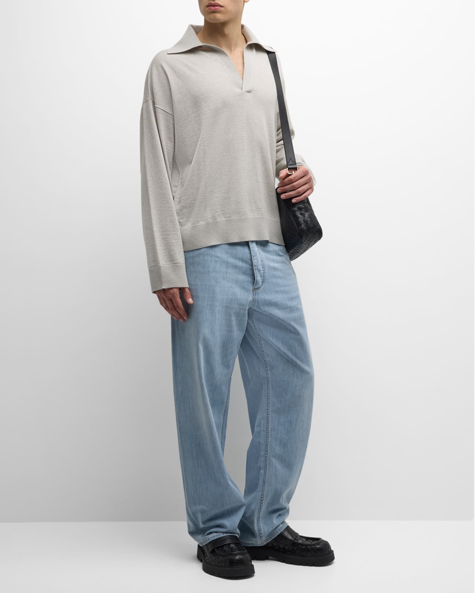 Men's lightweight wool sweater shop