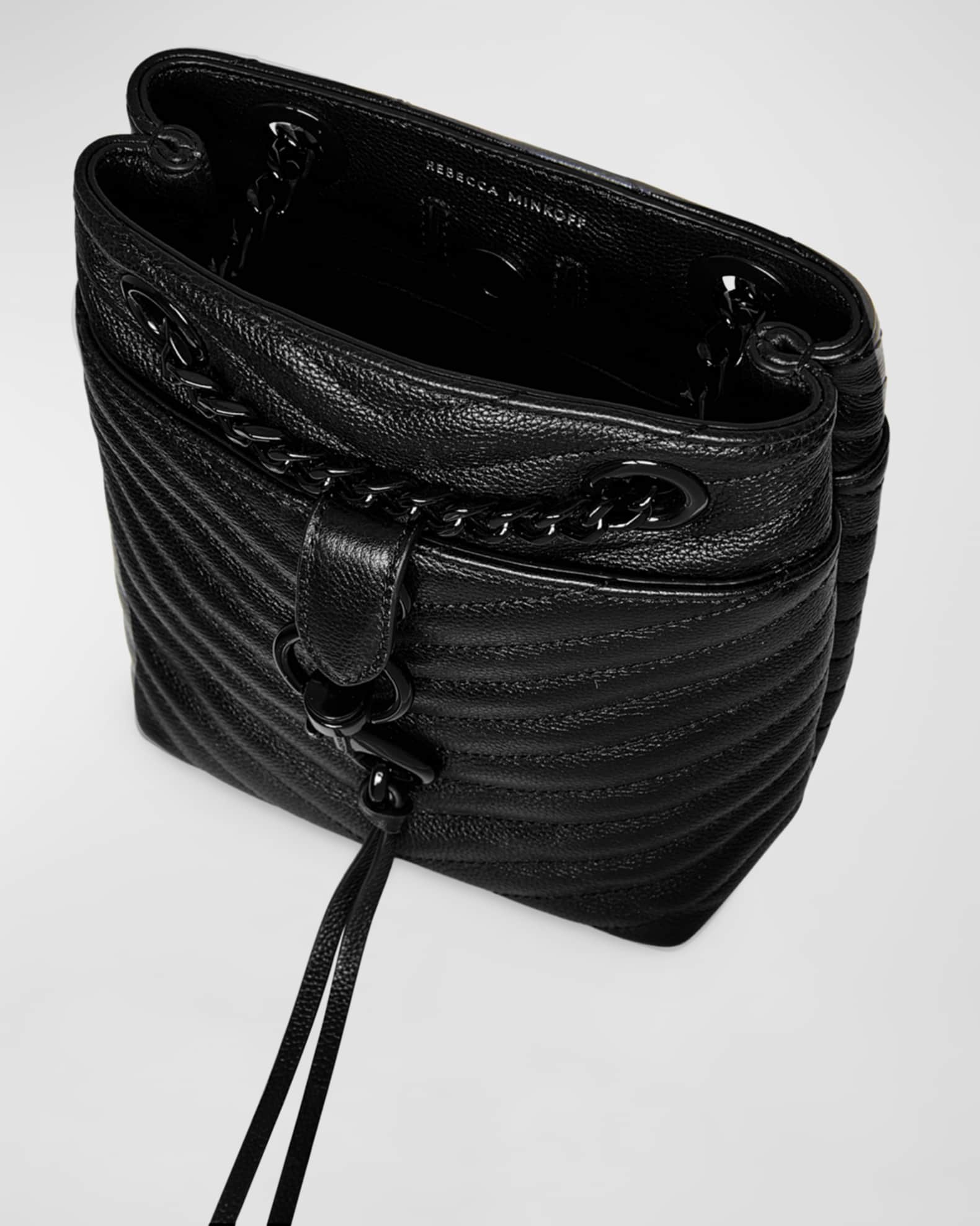Rebecca Minkoff Edie Mini Quilted Leather Bucket Bag Neiman Marcus