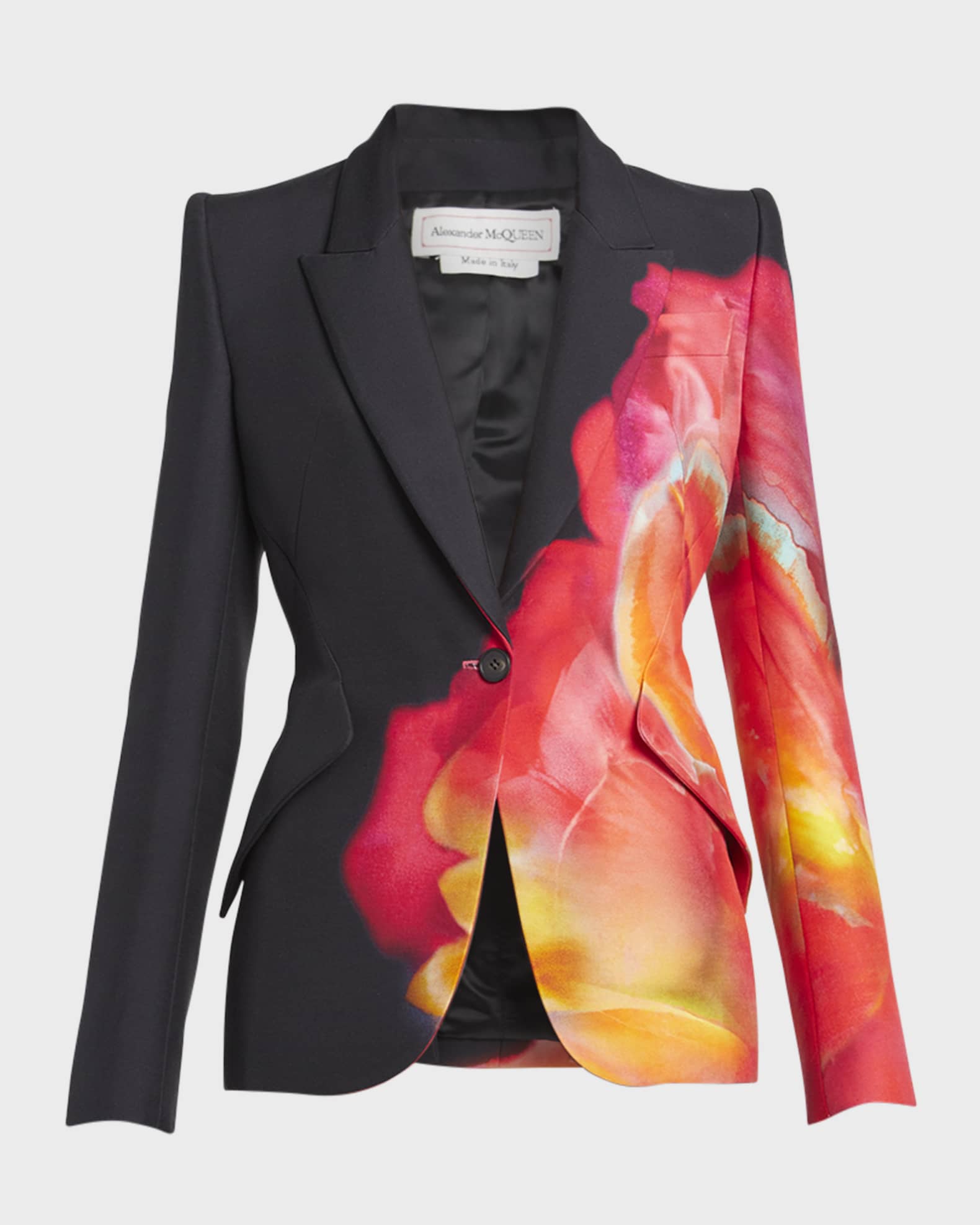 【送料&関税込】Alexander McQueen Floral Print Viscose Trous Viscose trouser with floral print ALEXANDER MCQUEEN - Nugnes1920
