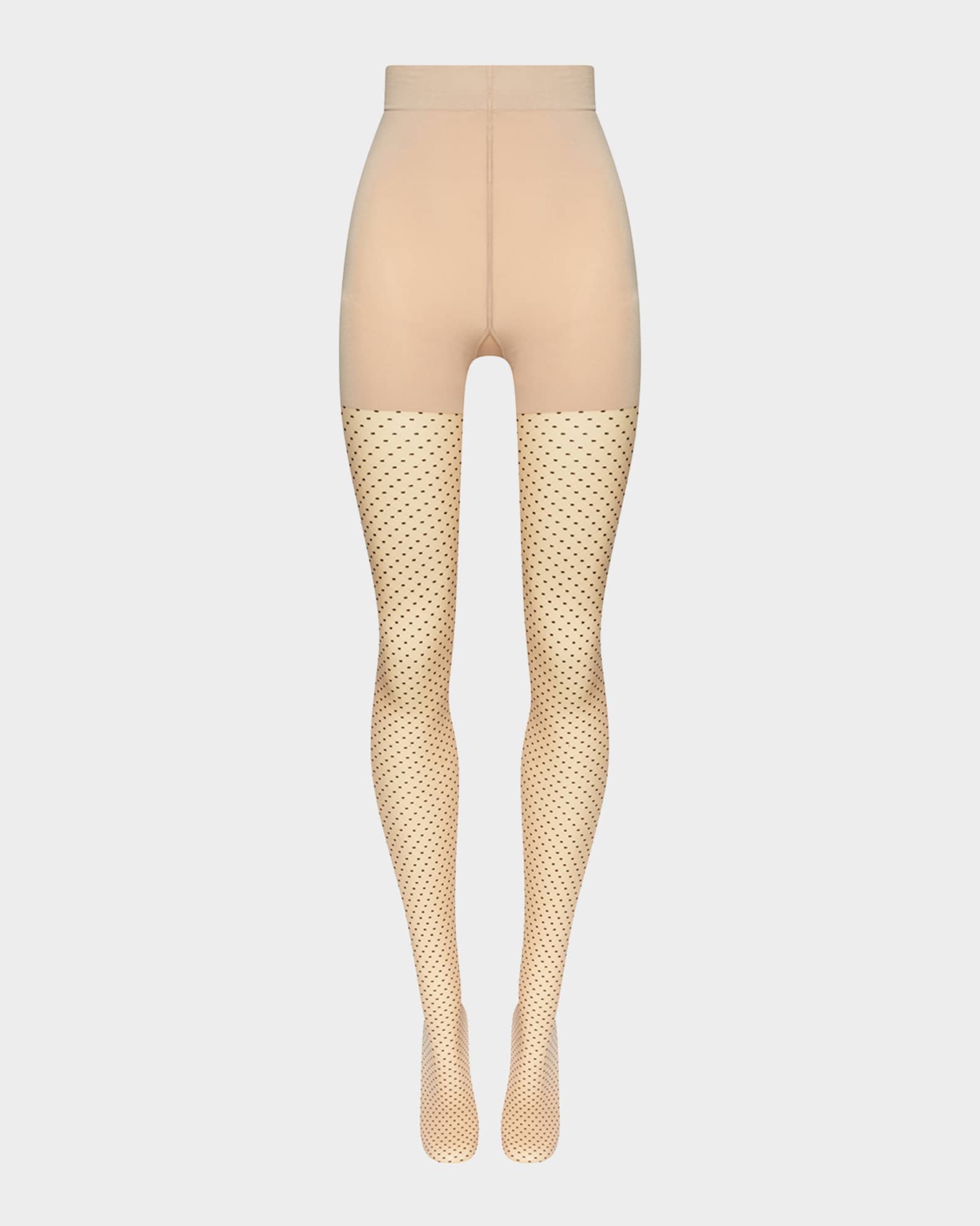 Geometric Dots Control-Top Tights 0