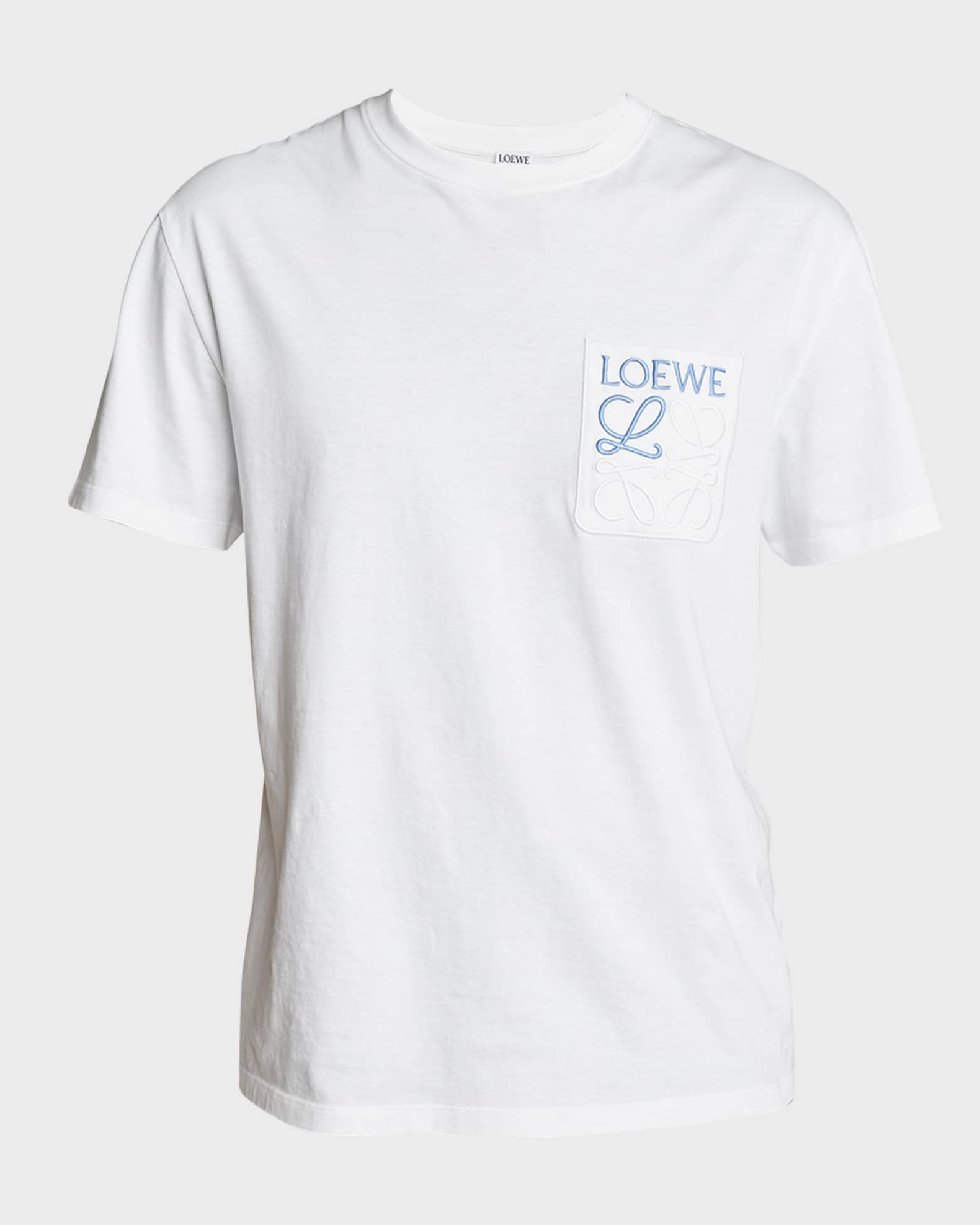 Loewe Men's Anagram Pocket TShirt Neiman Marcus