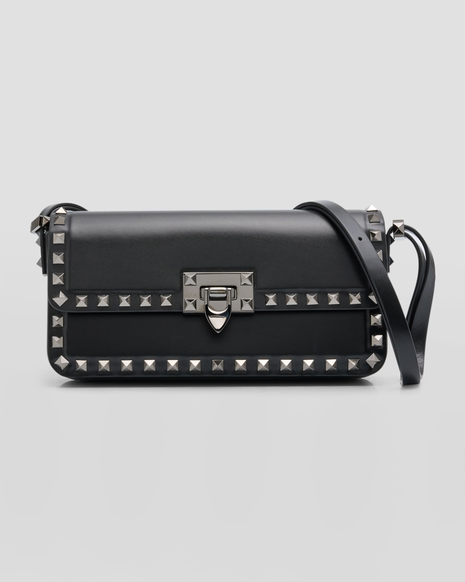 Valentino Rockstuds Leather Tote Bag