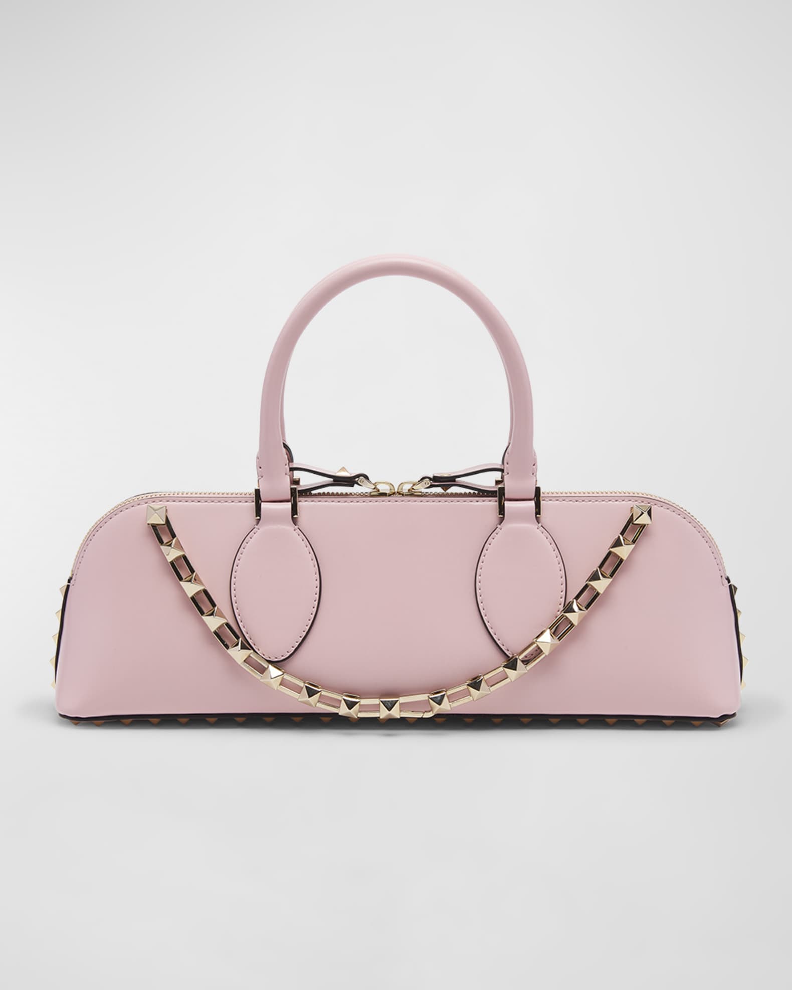 Valentino Garavani - Transparent & Rose Quartz Small Top Handle Bag