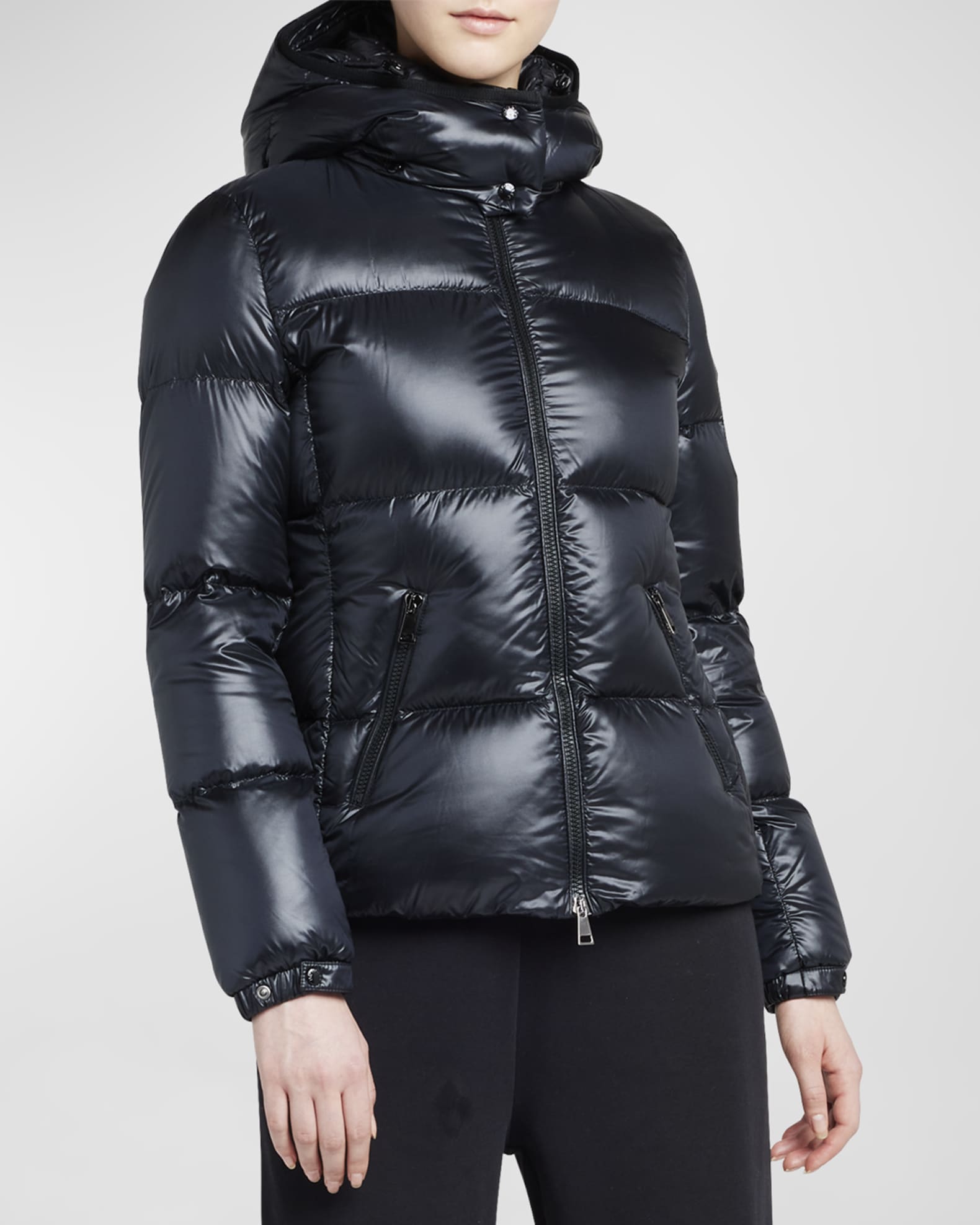 Louis Vuitton Monogram-embossed Quilted Shell Jacket in Black for
