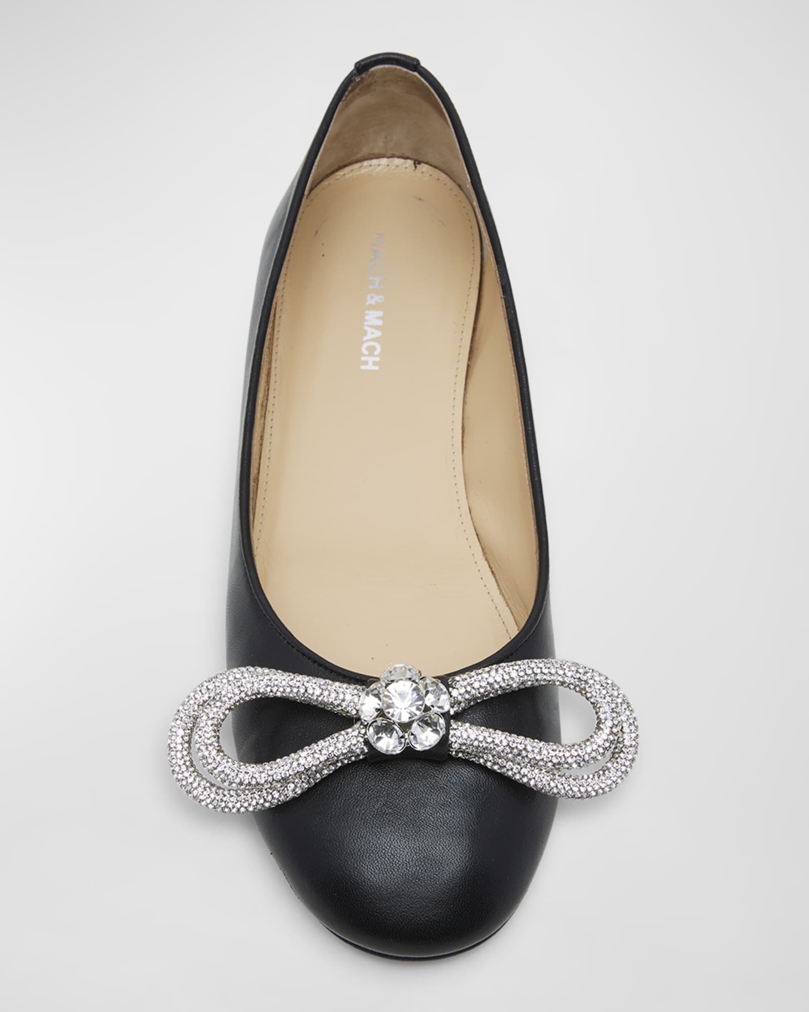 Louis Vuitton Black Suede 'Lou' Crystal Embellished Bow Detail Ballet Flats  Size 37 Louis Vuitton
