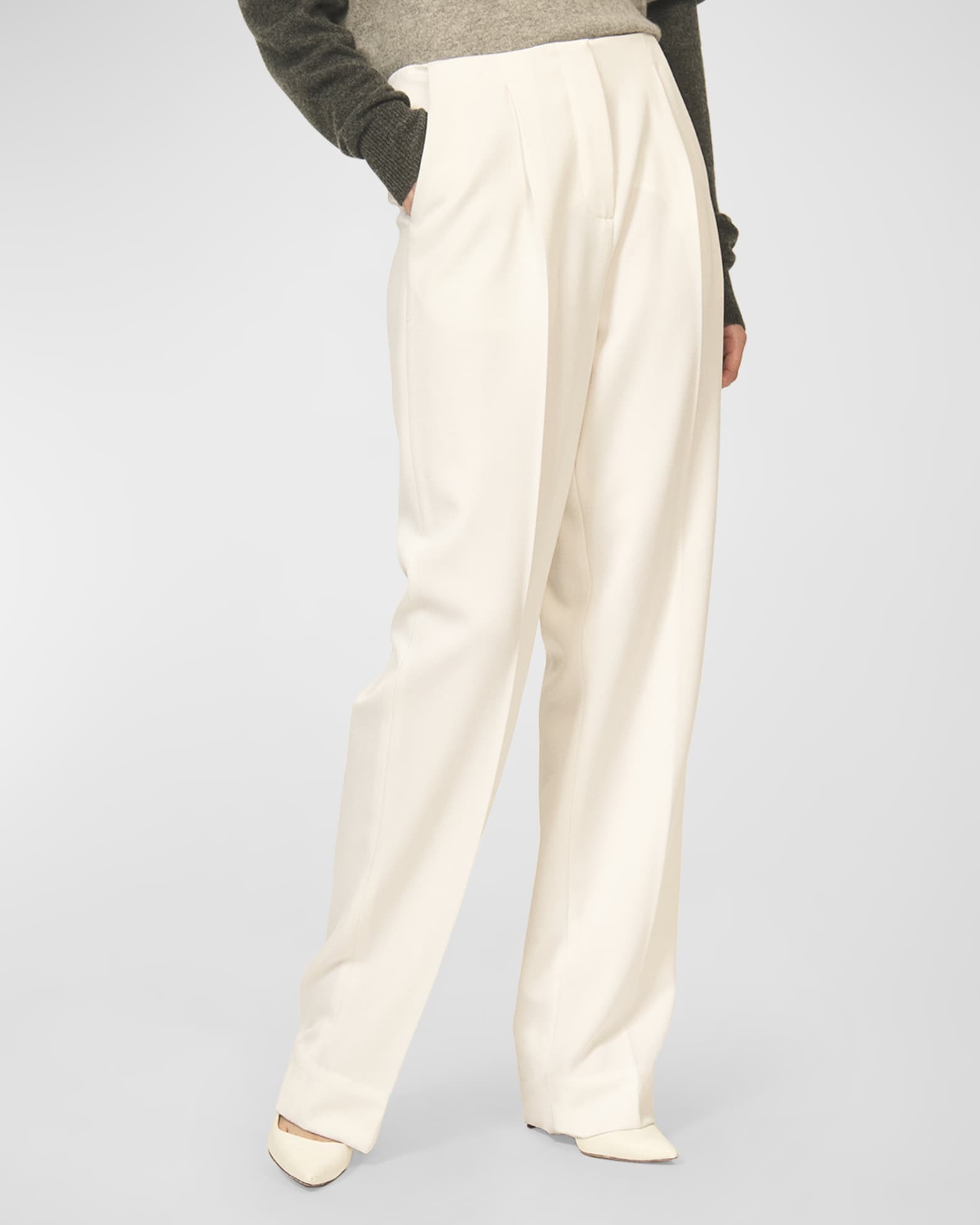 INTERIOR The Mans Wool Suit Trousers | Neiman Marcus