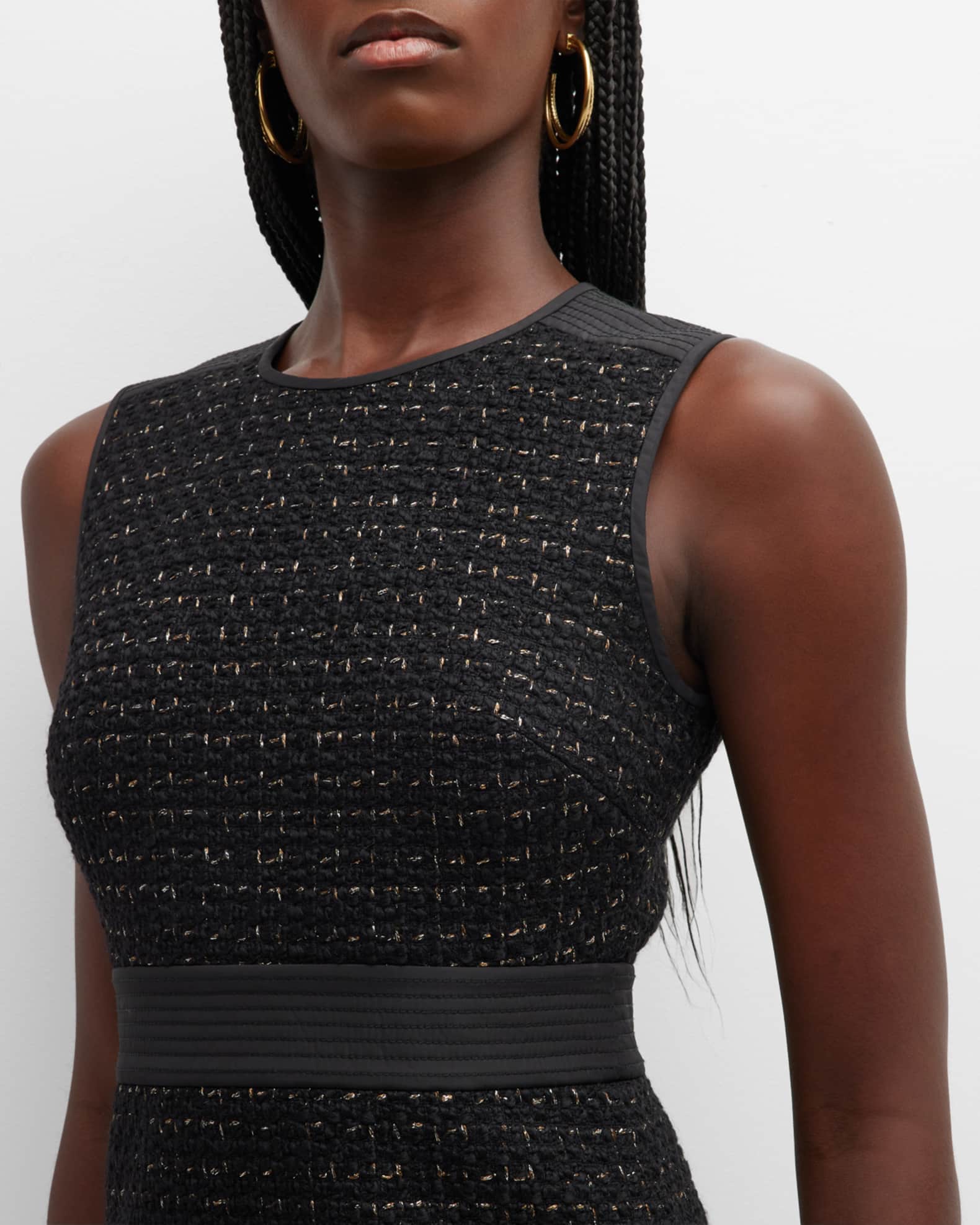 Oasis sparkle hot sale tweed dress
