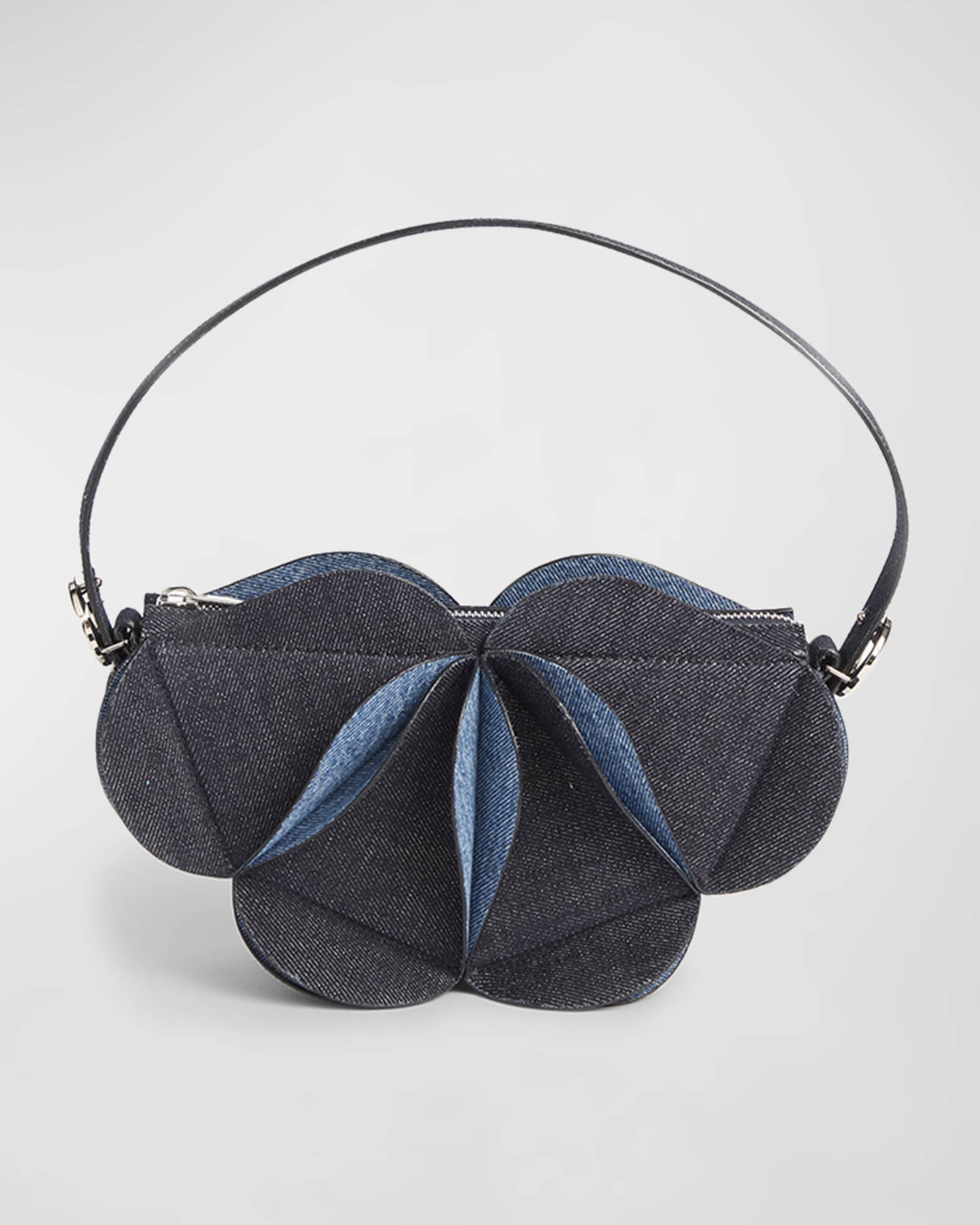 Coperni Origami Denim TopHandle Bag Neiman Marcus