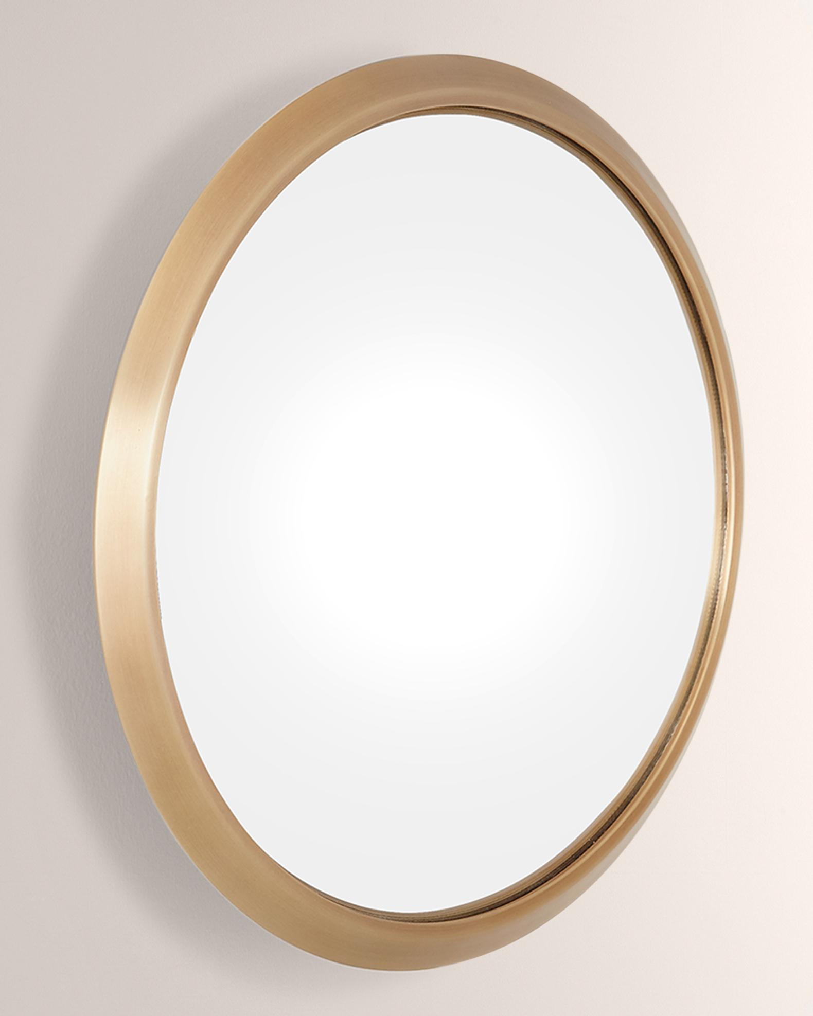 Global Views Oculus Brass Mirror, Medium | Neiman Marcus