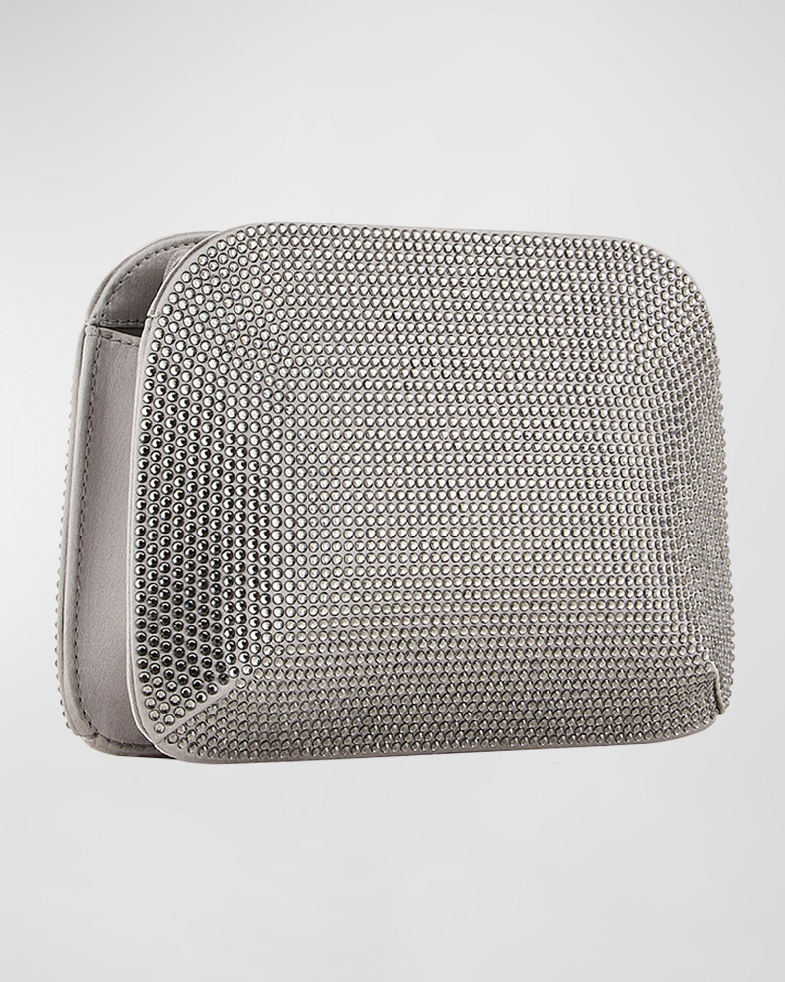 Giorgio Armani Small Rhinestone Clutch Bag with Chain | Neiman Marcus