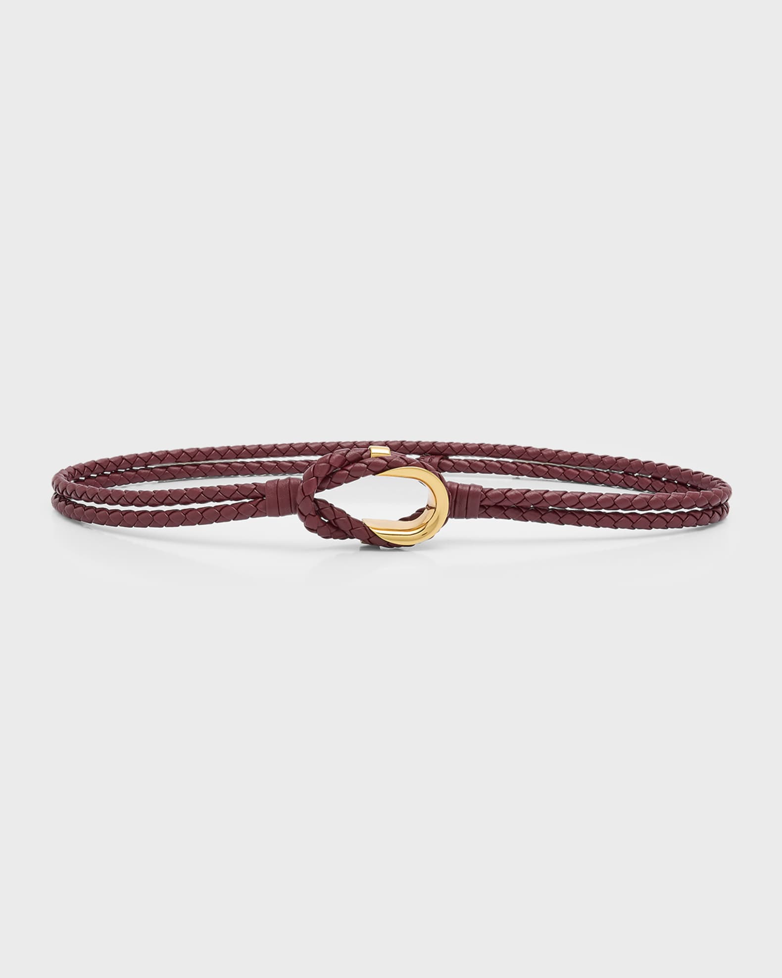 Bottega Veneta Braided Leather Waist Belt