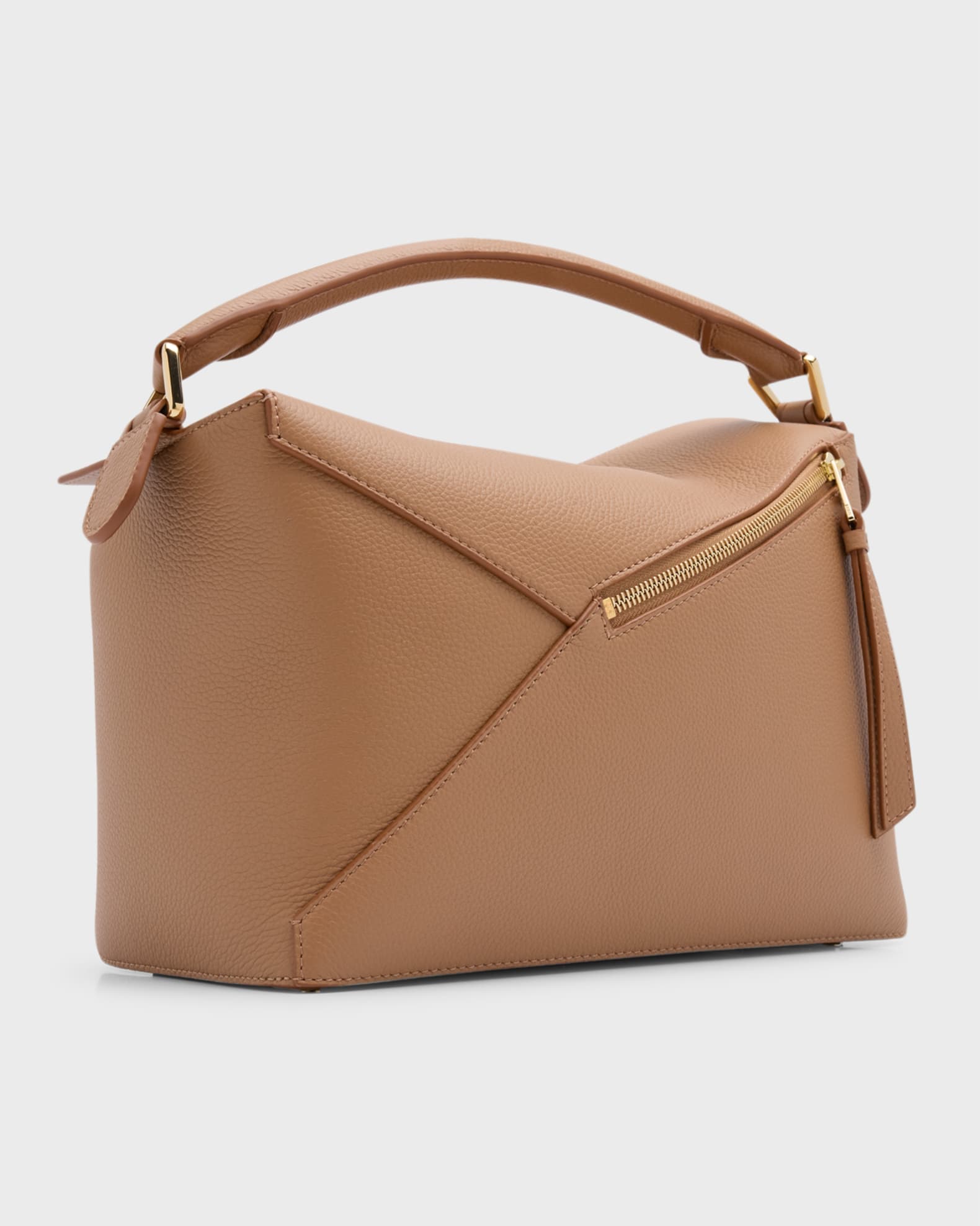 ハンドバッグ Loewe Puzzle Edge Handbag In Classic Leather Small Puzzle Edge bag in classic calfskin Beige - LOEWE