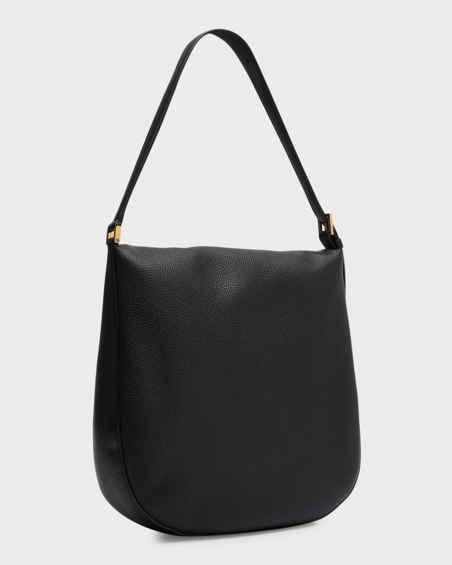 Savette Tondo Large Grained Leather Hobo Bag | Neiman Marcus