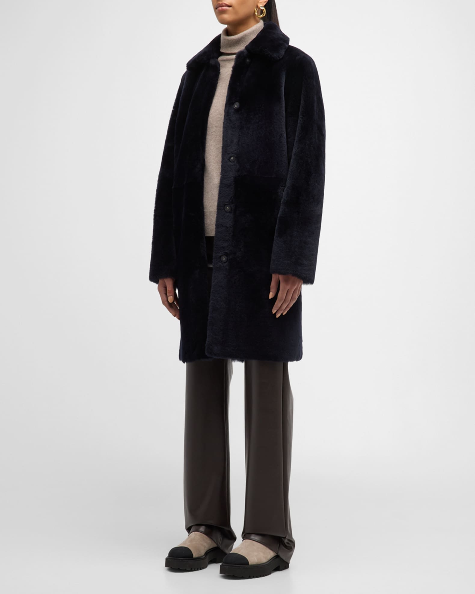 Joseph brittany shearling coat new arrivals