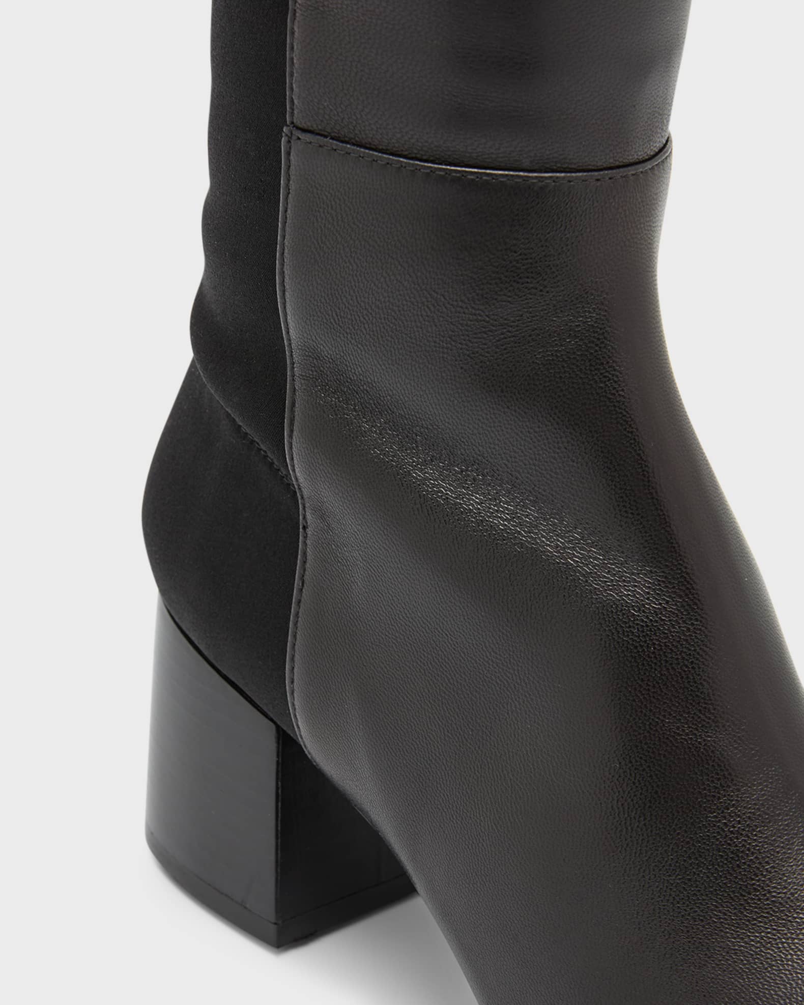 Stuart Weitzman £476 Black Block Heel Chelsea Boots 40