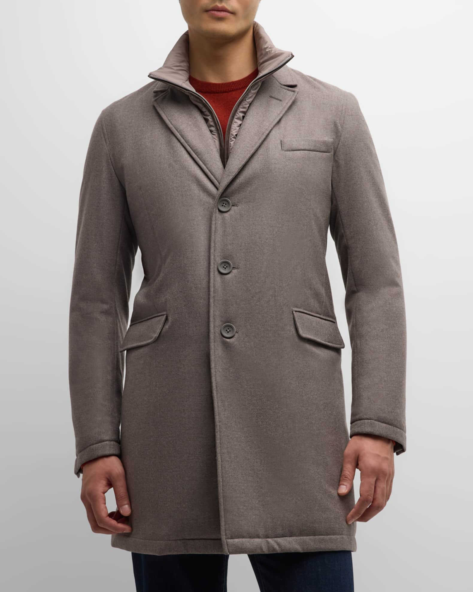 Herno bibbed on sale topcoat