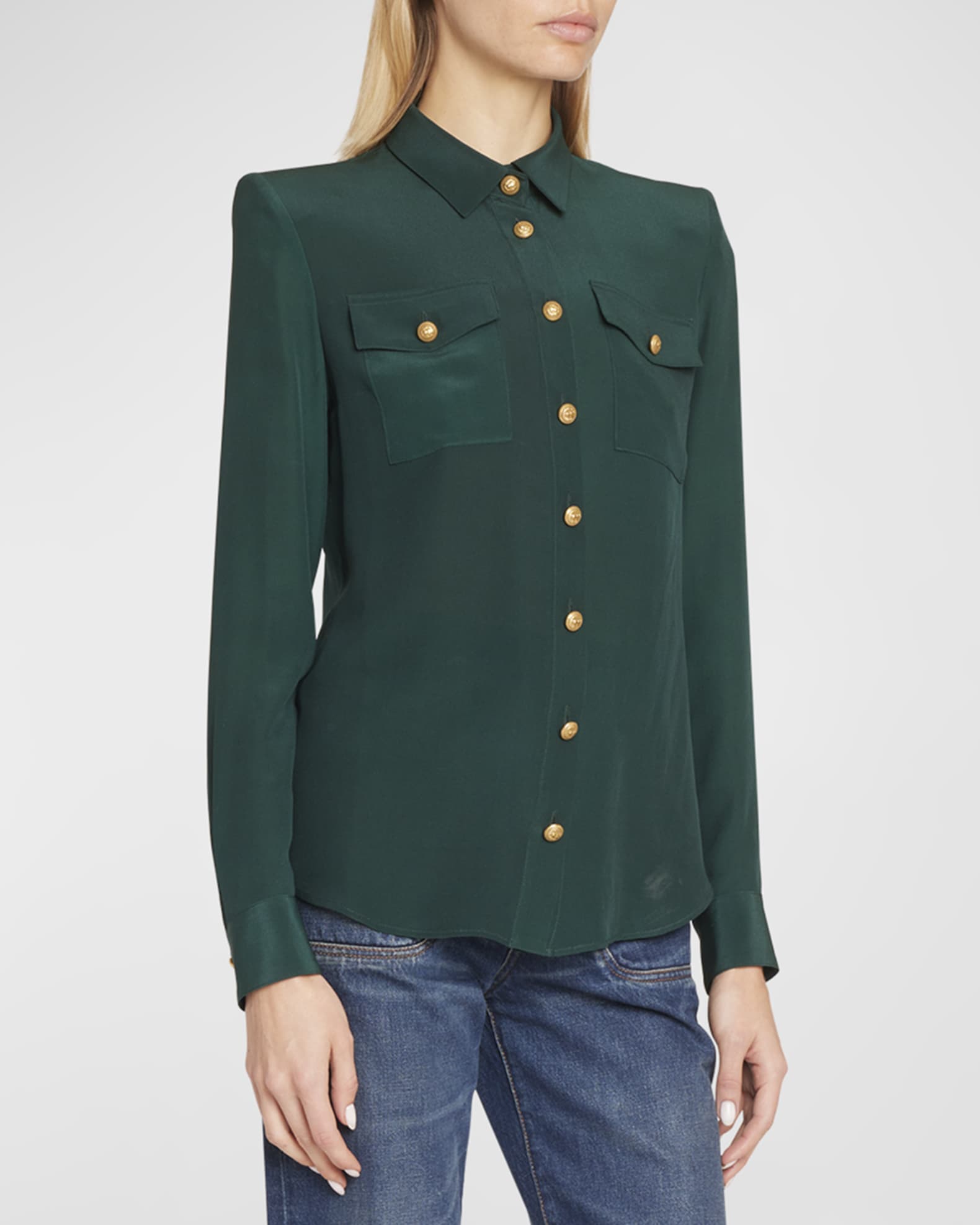 Mute Crepe De Chine Shirt