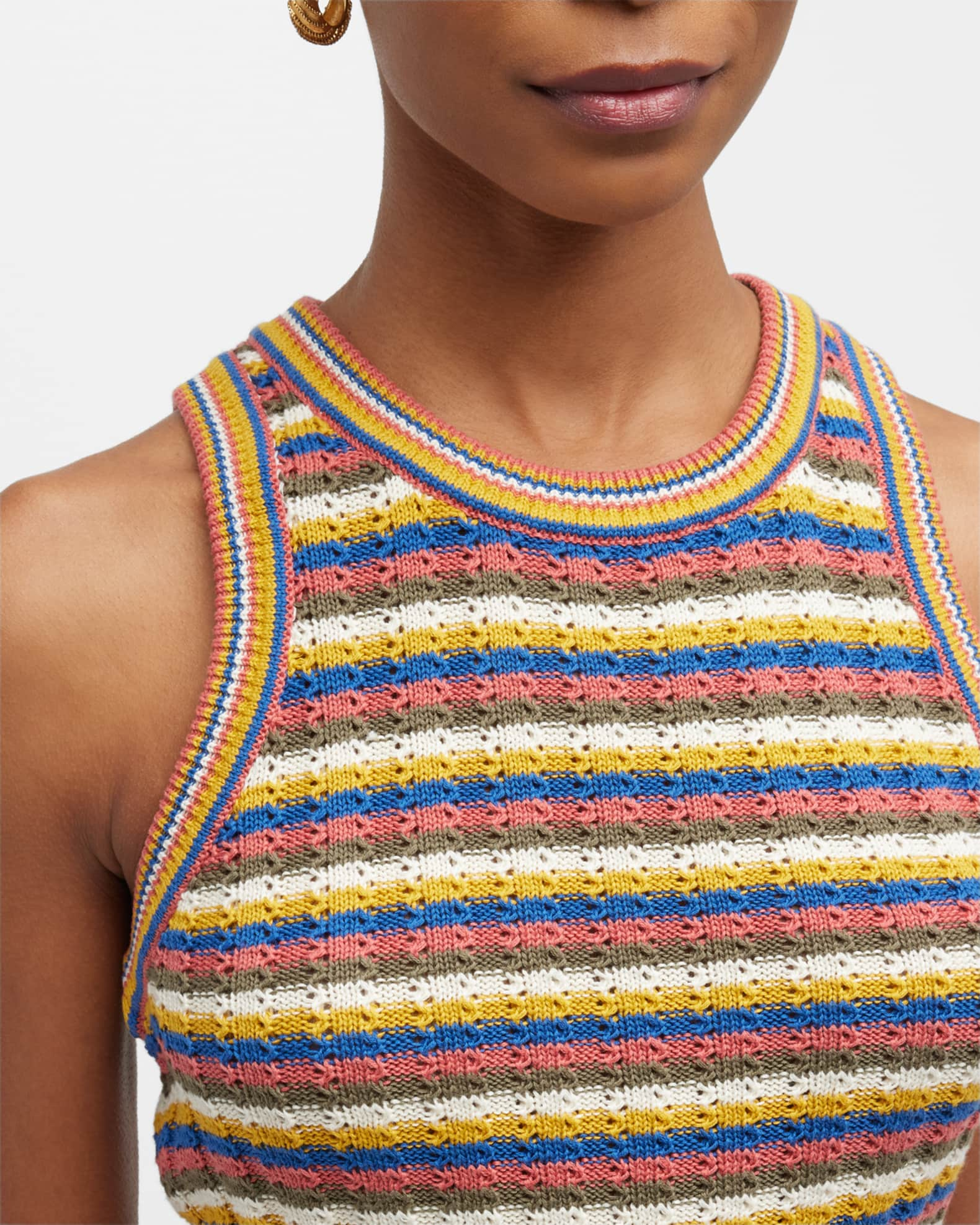 Veronica Beard Jerrel Knit Tank Top | Neiman Marcus