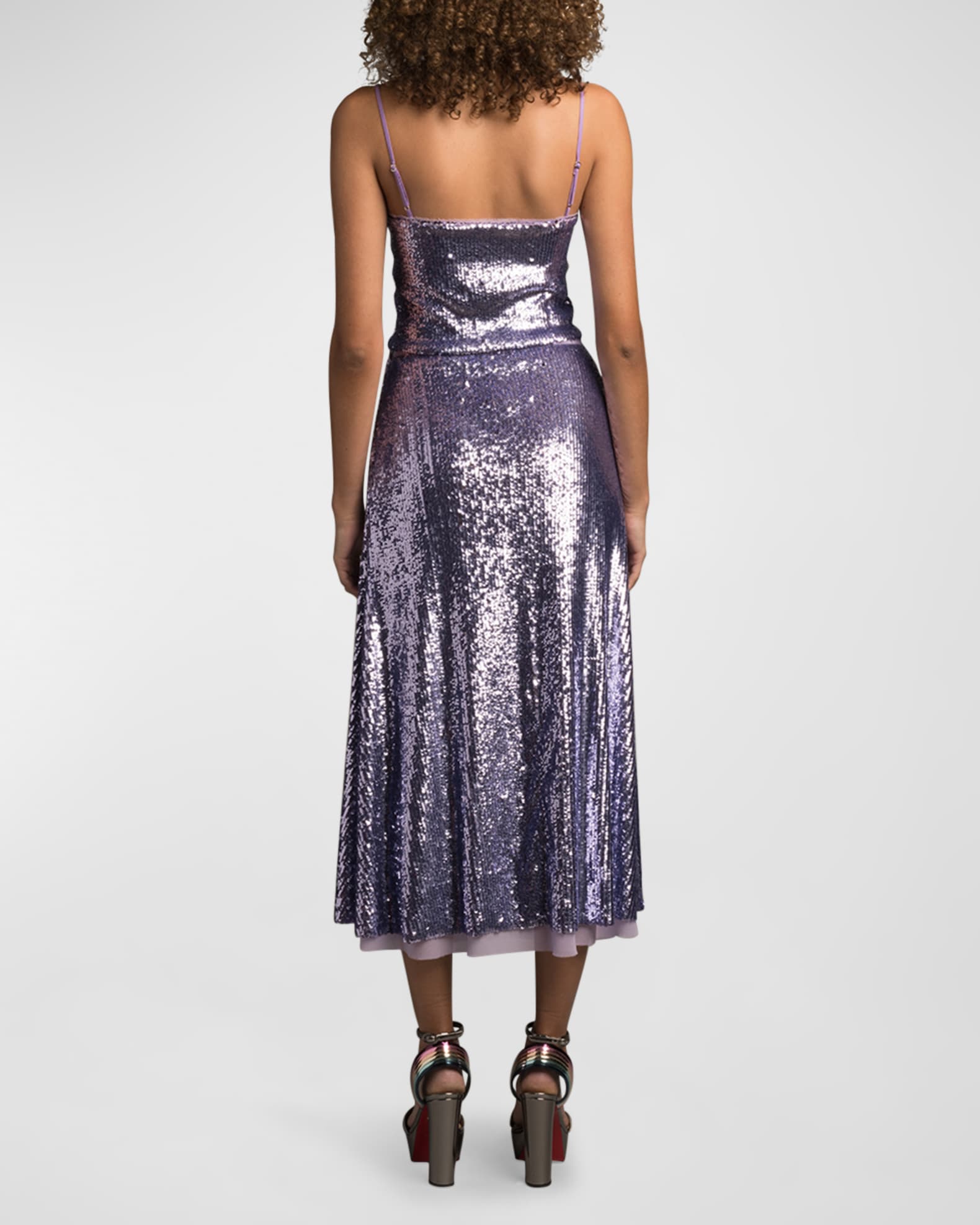 Le Superbe Tiny Dancer Sequin Midi Skirt Neiman Marcus