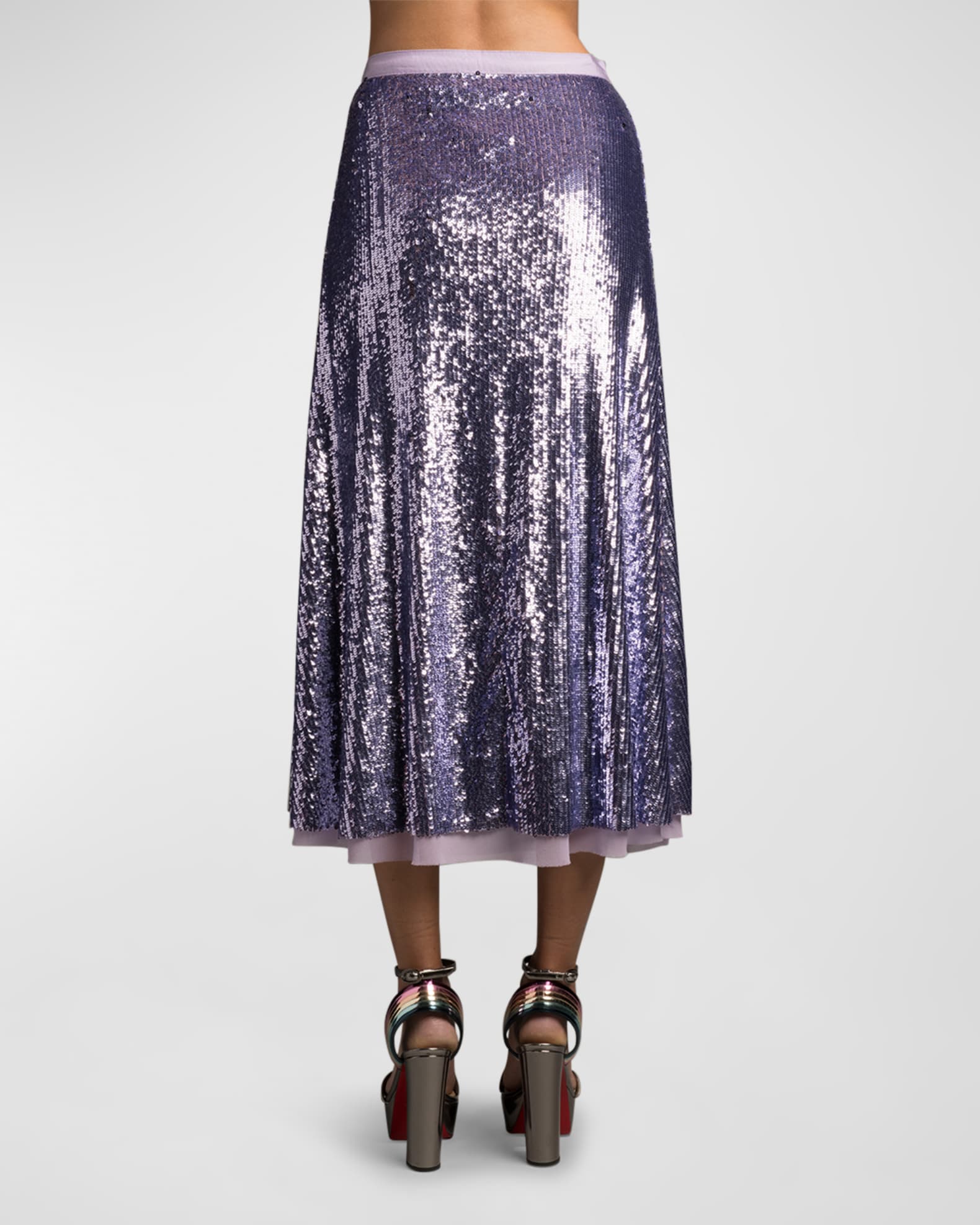 Le Superbe Tiny Dancer Sequin Midi Skirt Neiman Marcus