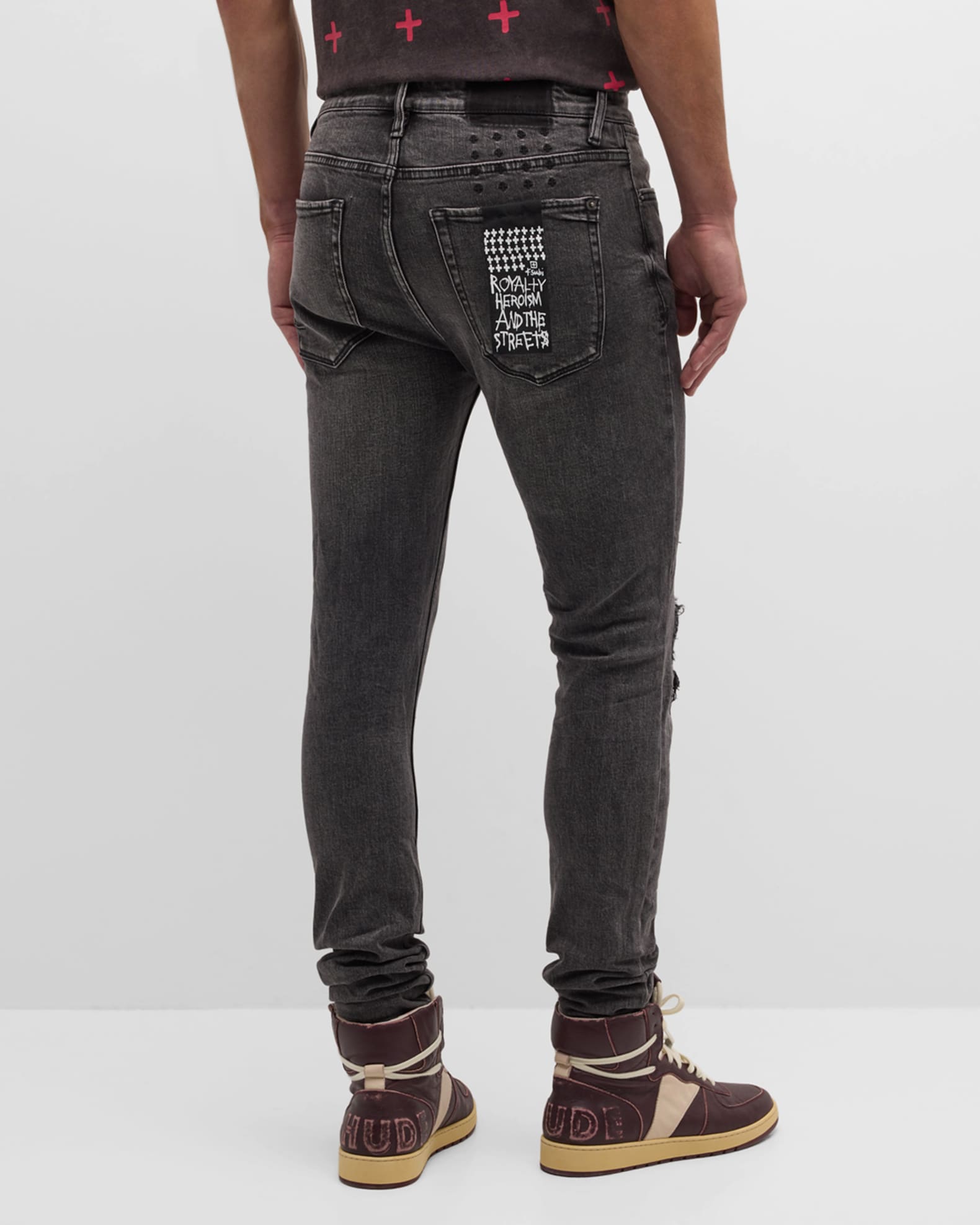 Ksubi Men's Van Winkle Angst Trashed Skinny Jeans | Neiman