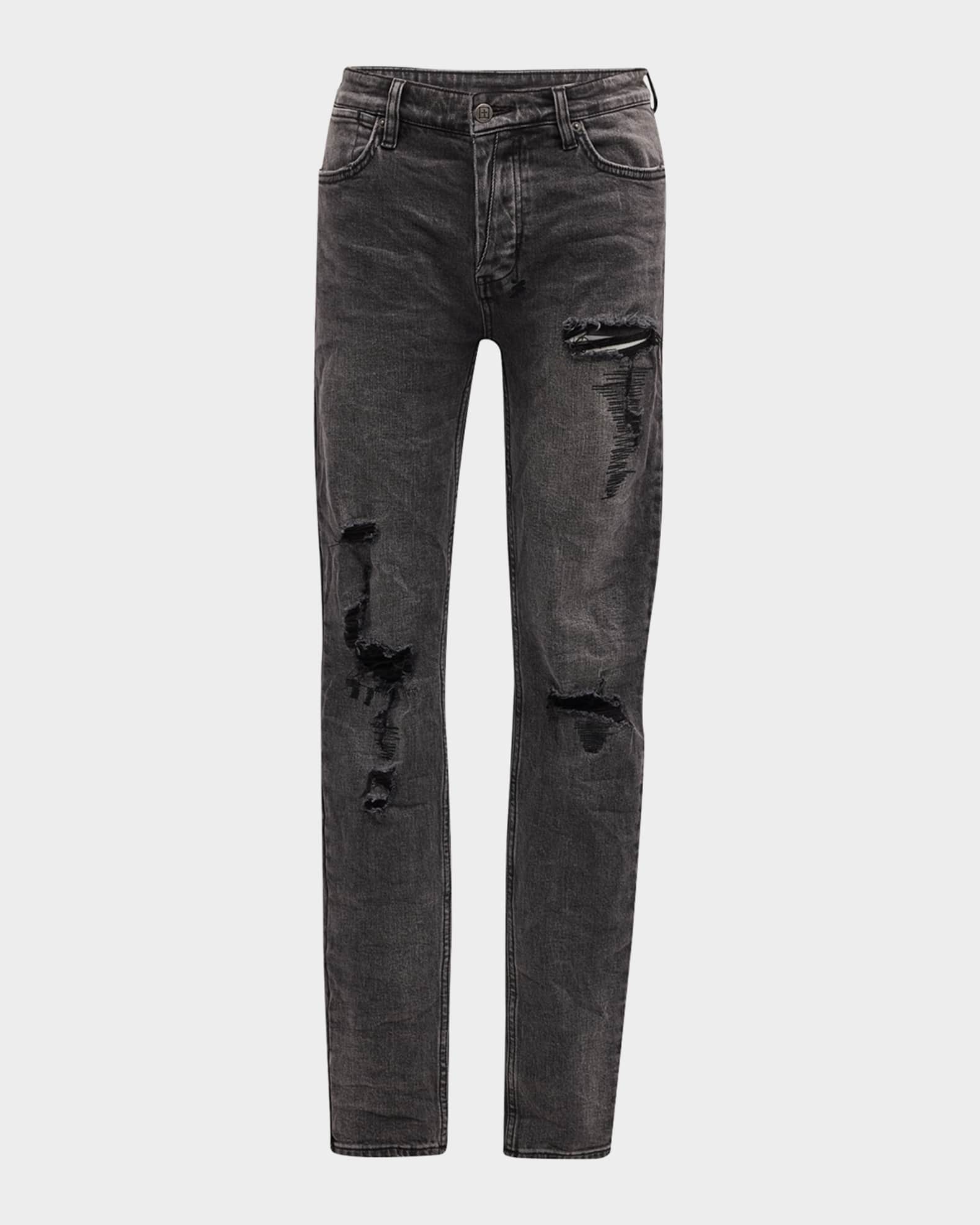 Trashed skinny jeans men discount