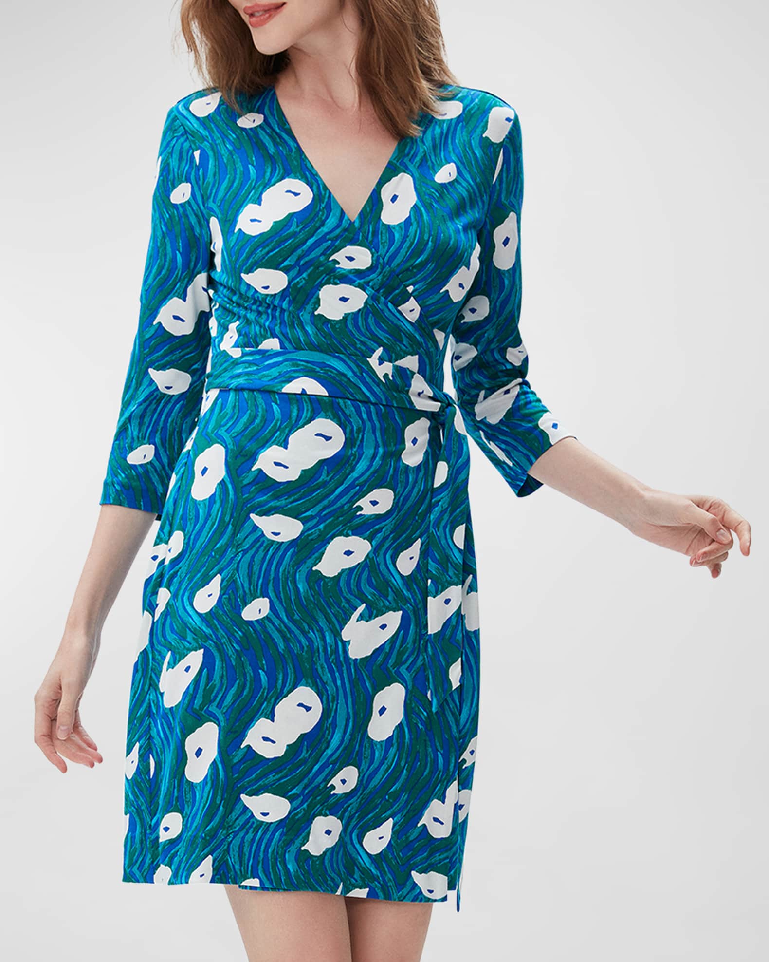 Julian shop wrap dress