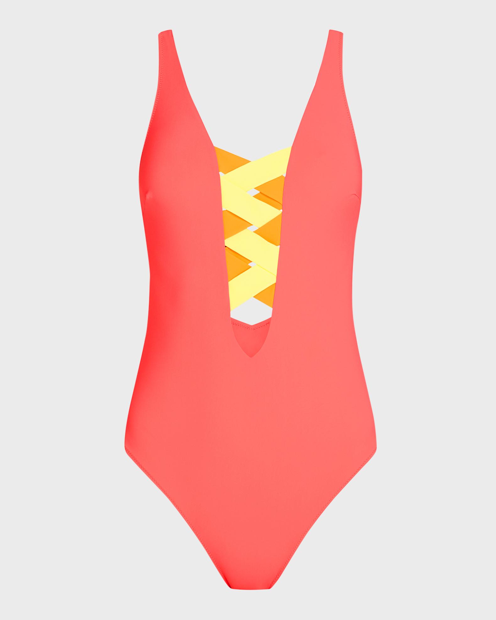 VALIMARE St Martin Bandage One-Piece Swimsuit | Neiman Marcus