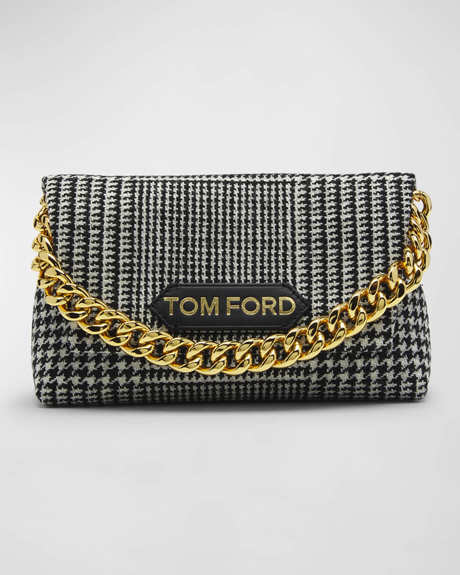 Tom Ford Vintage Logo crystal-embellished Clutch Bag - Farfetch