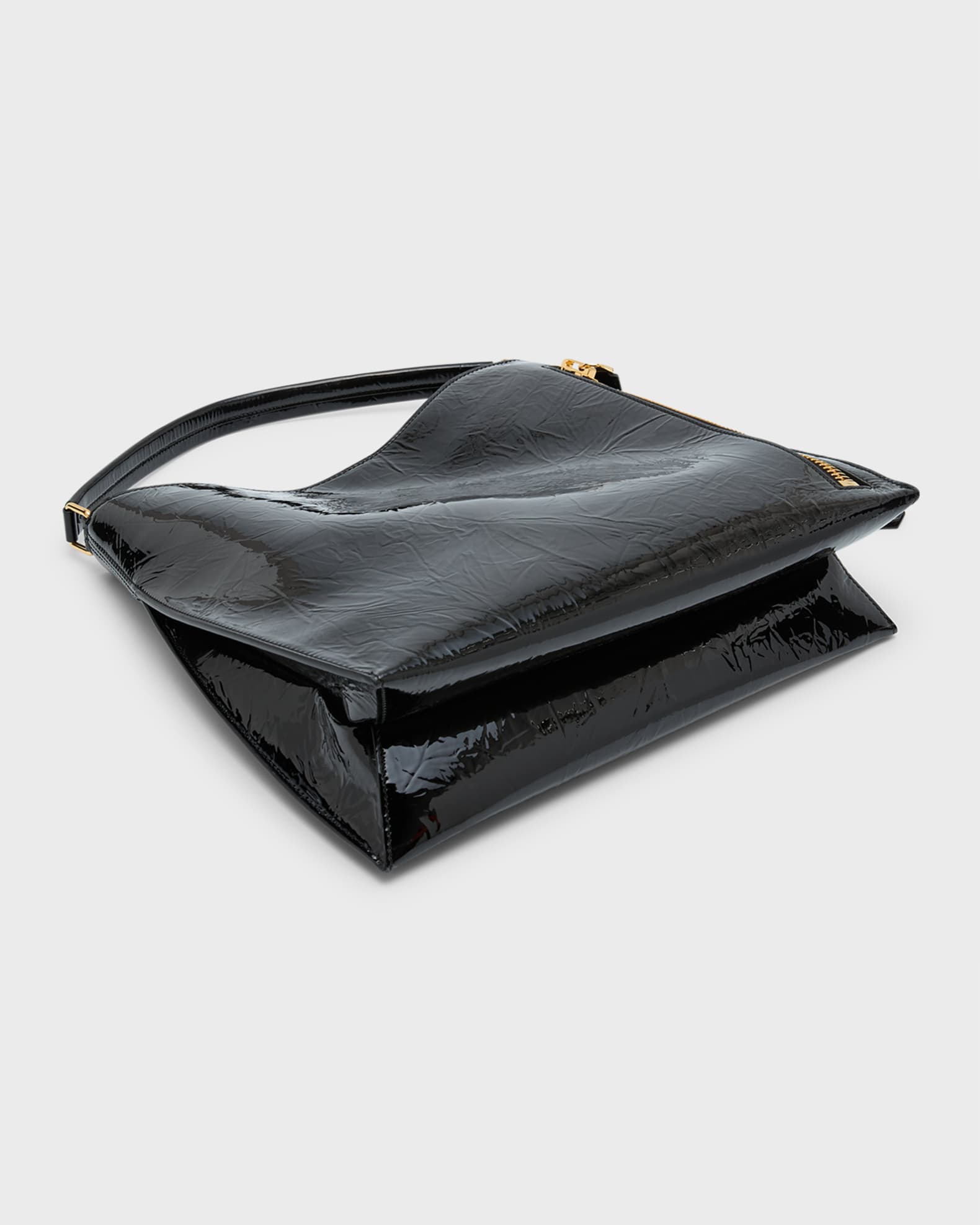 Tom Ford Alix Python Zip Padlock Crossbody Bag Gold, $2,790, Neiman Marcus