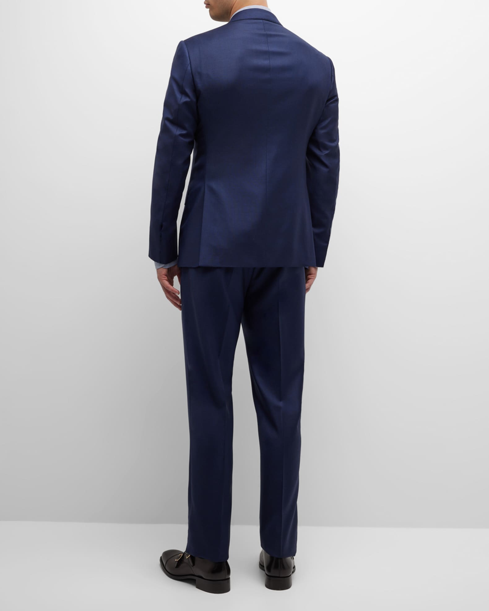 Giorgio Armani Men's Solid Wool Suit | Neiman Marcus