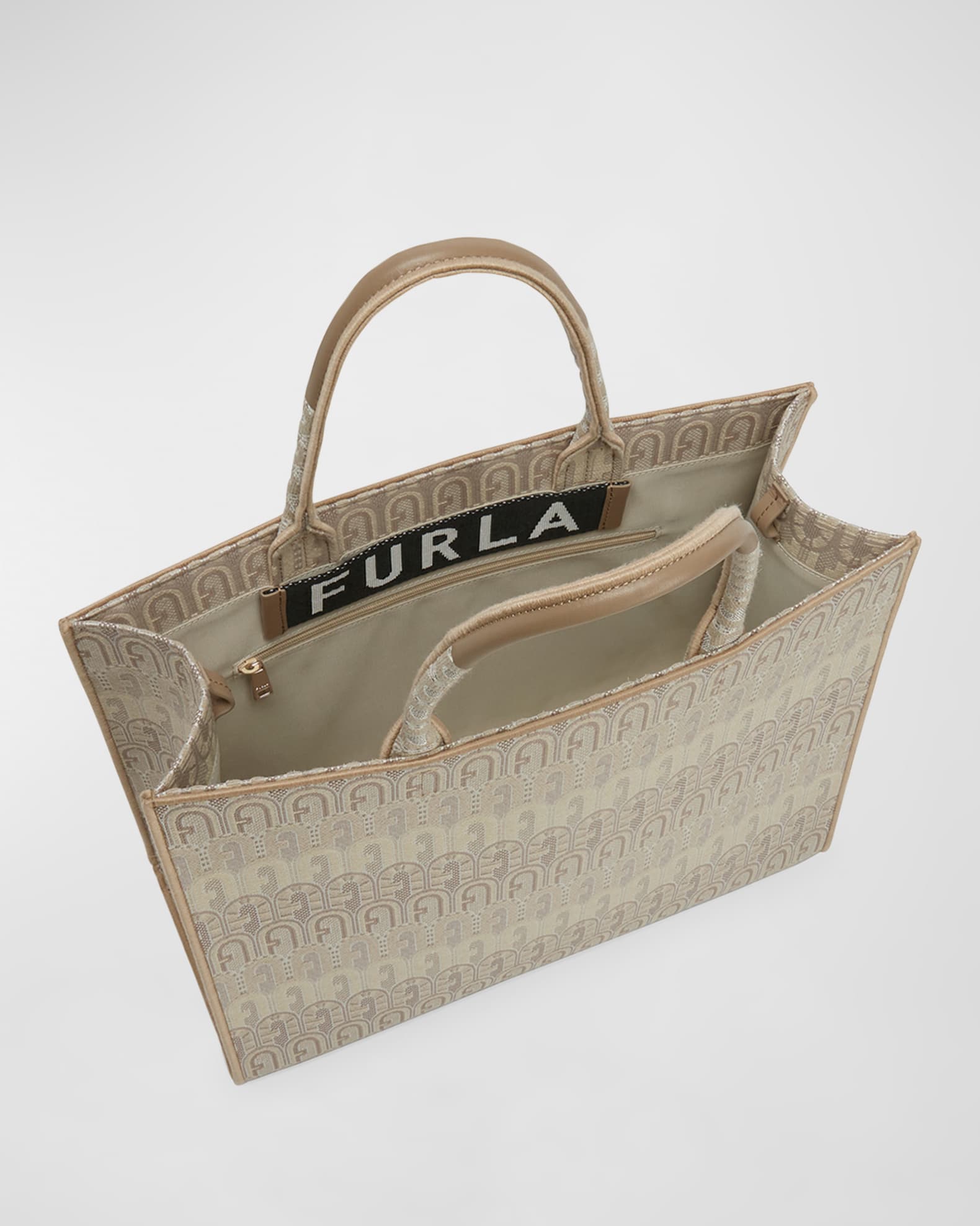 Furla Opportunity Large Canvas Tote Bag
