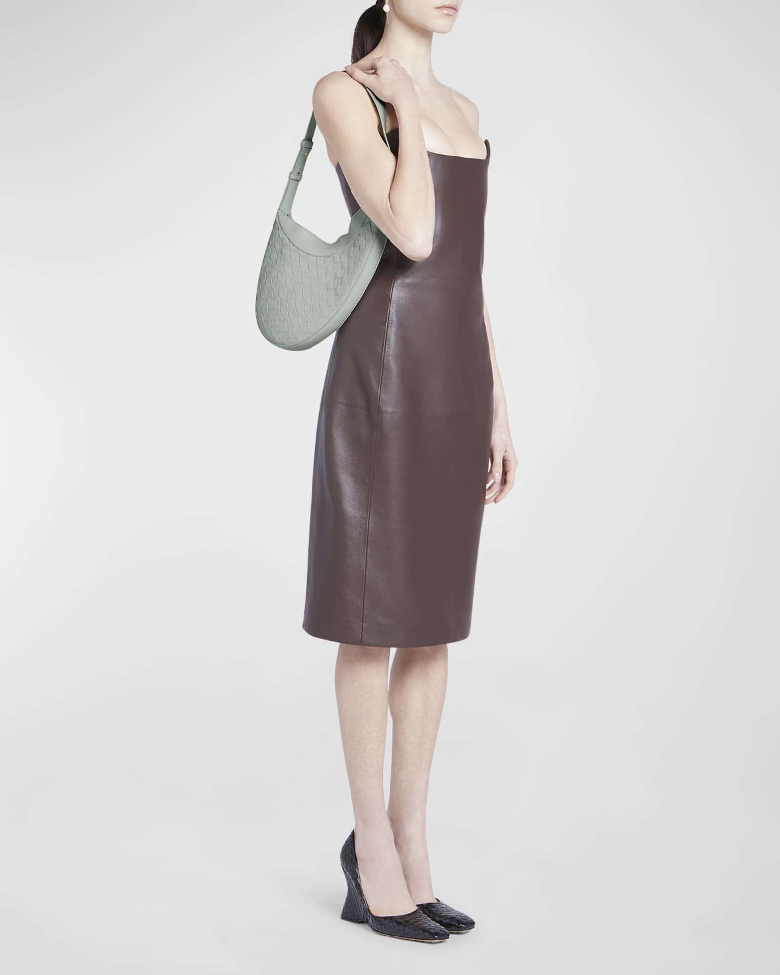 The Mount Small Leather Shoulder Bag By Bottega Veneta, Moda Operandi