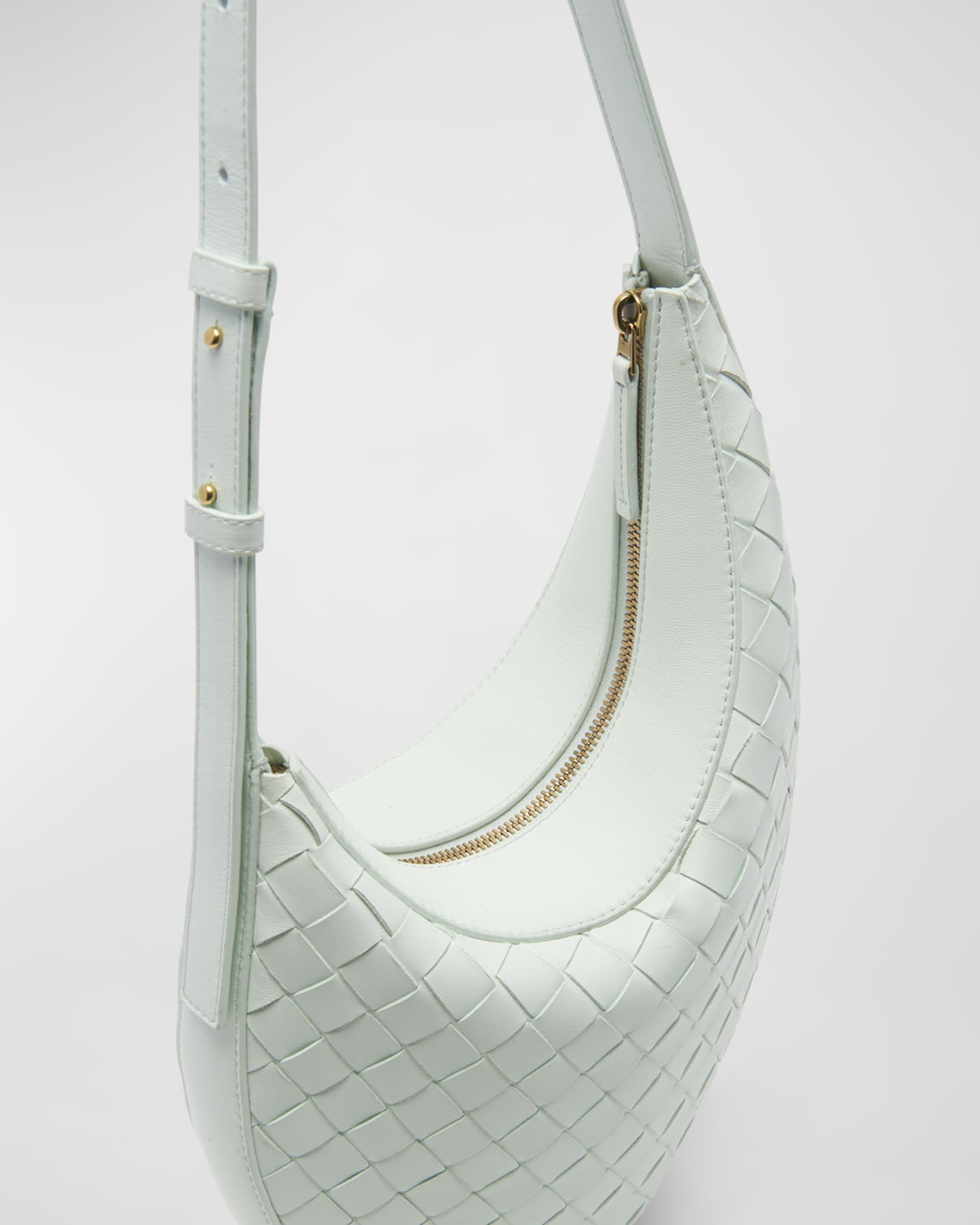 Bottega Veneta Small Hobo Bag in Mint