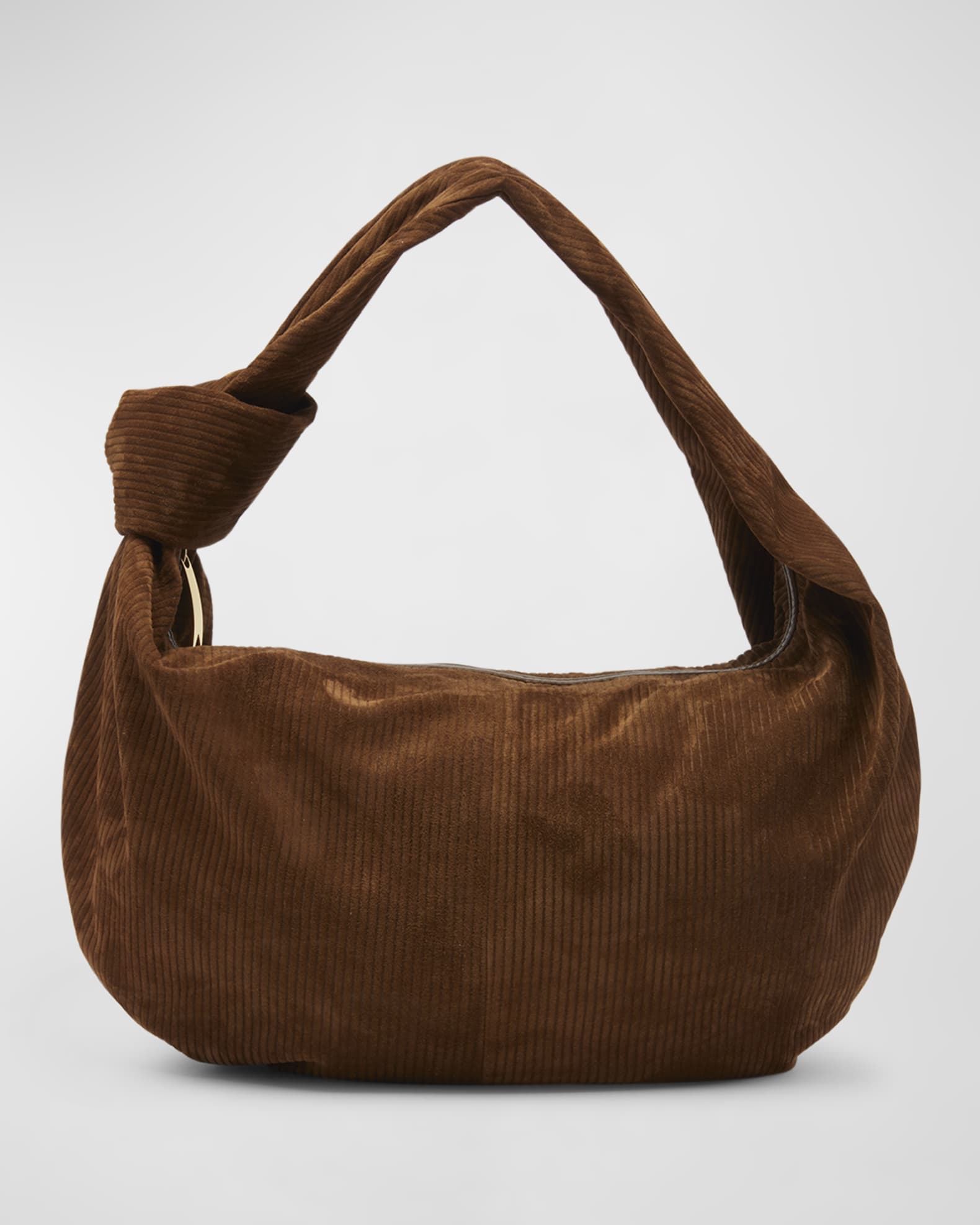 Jodie Small Leather Tote Bag in Brown - Bottega Veneta