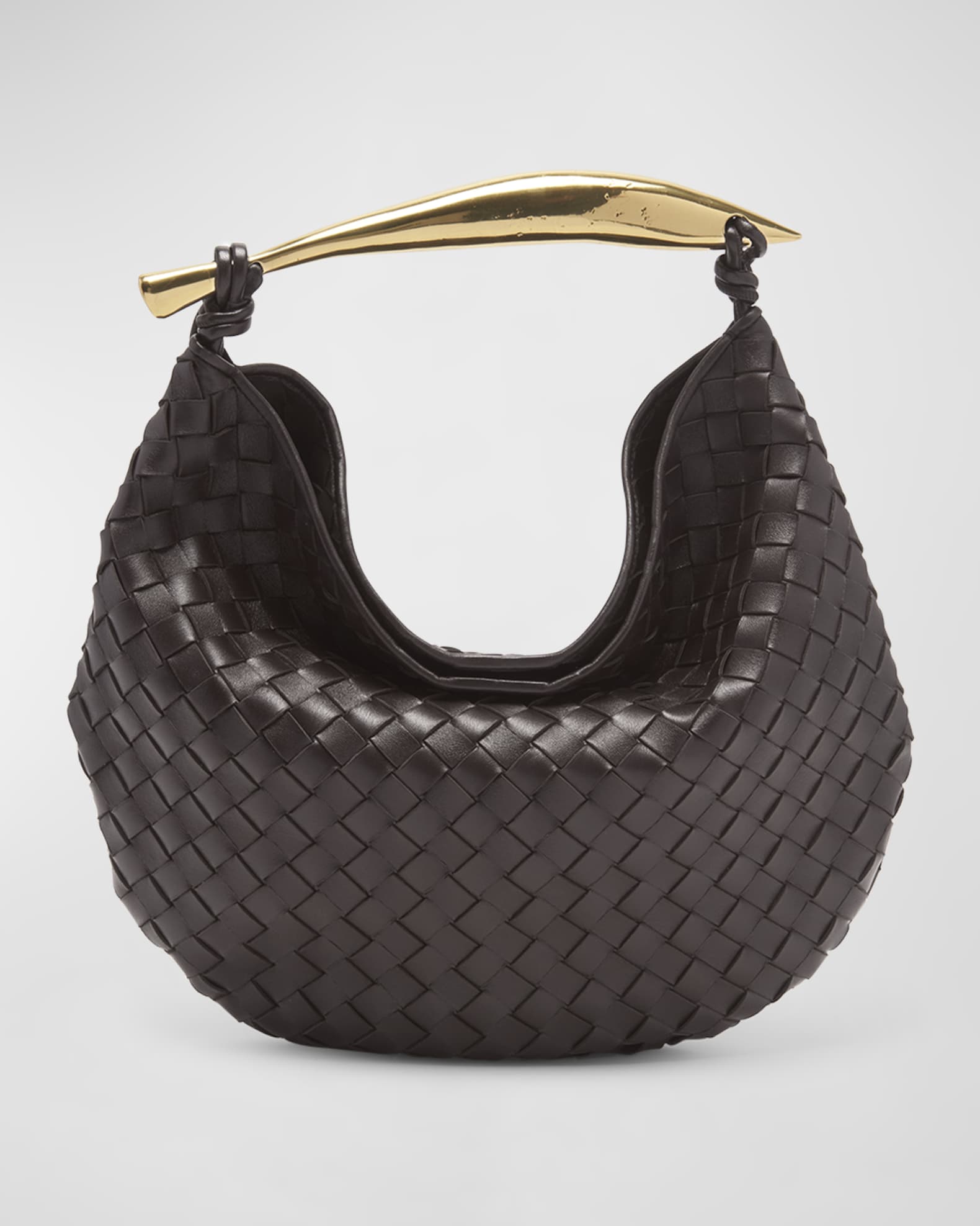ハンドバッグ Bottega Veneta Sardine Handbag In Weathered Leather Bottega Veneta Medium Sardine Bag | Neiman Marcus