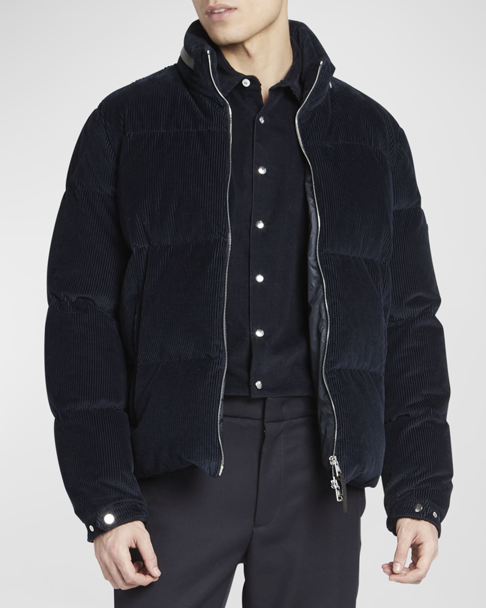 Moncler sale corduroy puffer