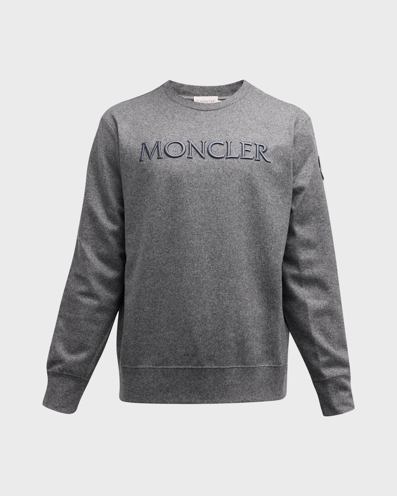 Moncler tape crew neck sweatshirt store