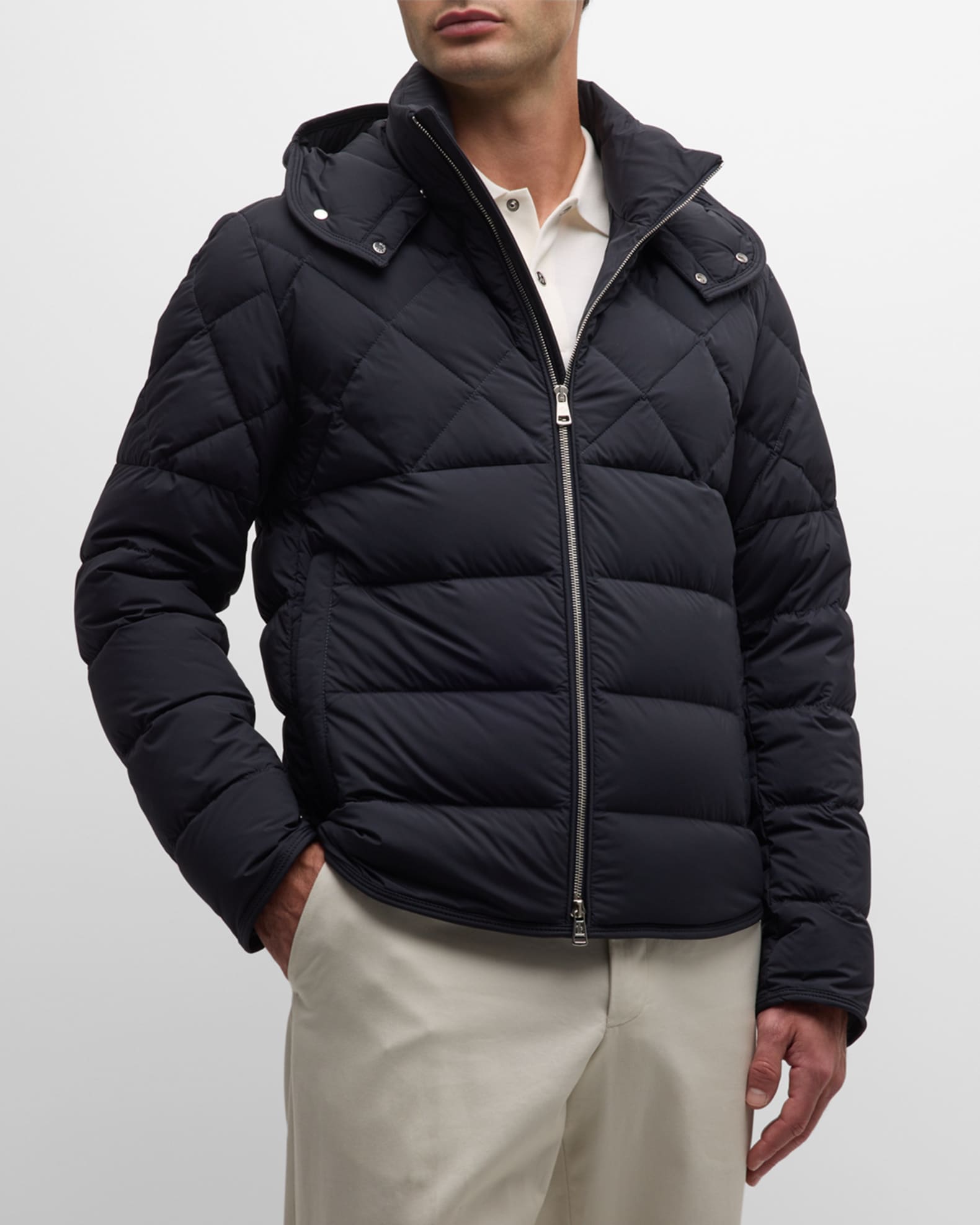 Moncler Men's Cecaud Puffer Jacket | Neiman Marcus