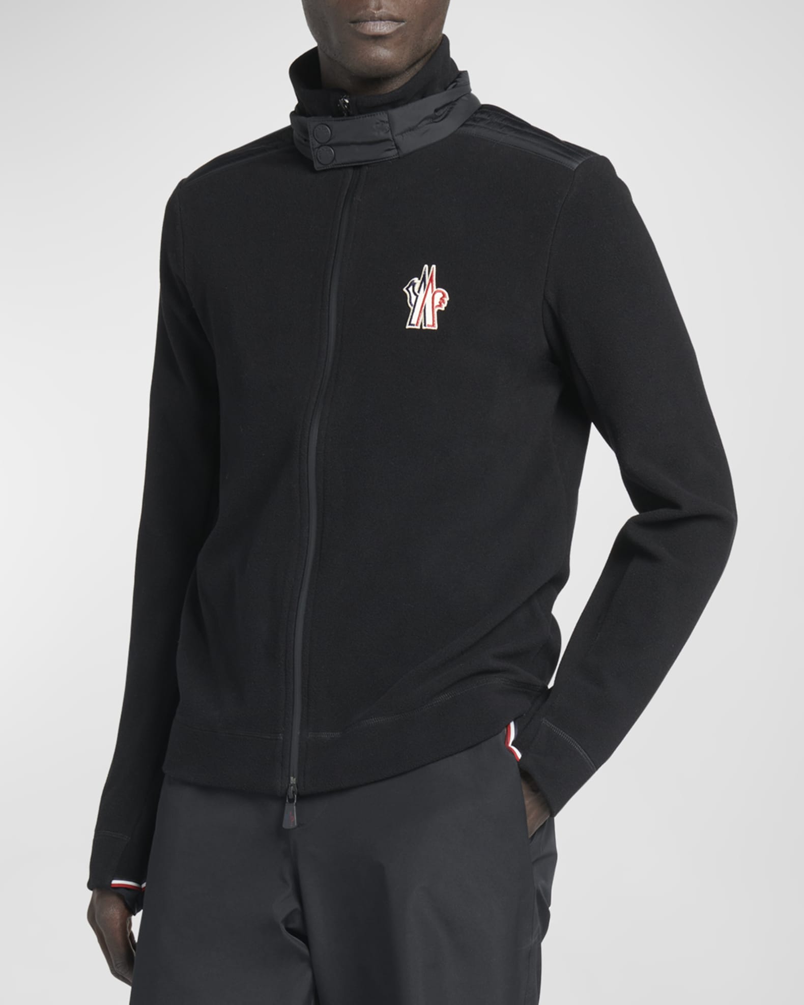 Moncler Grenoble Men's Base Fleece Cardigan | Neiman Marcus