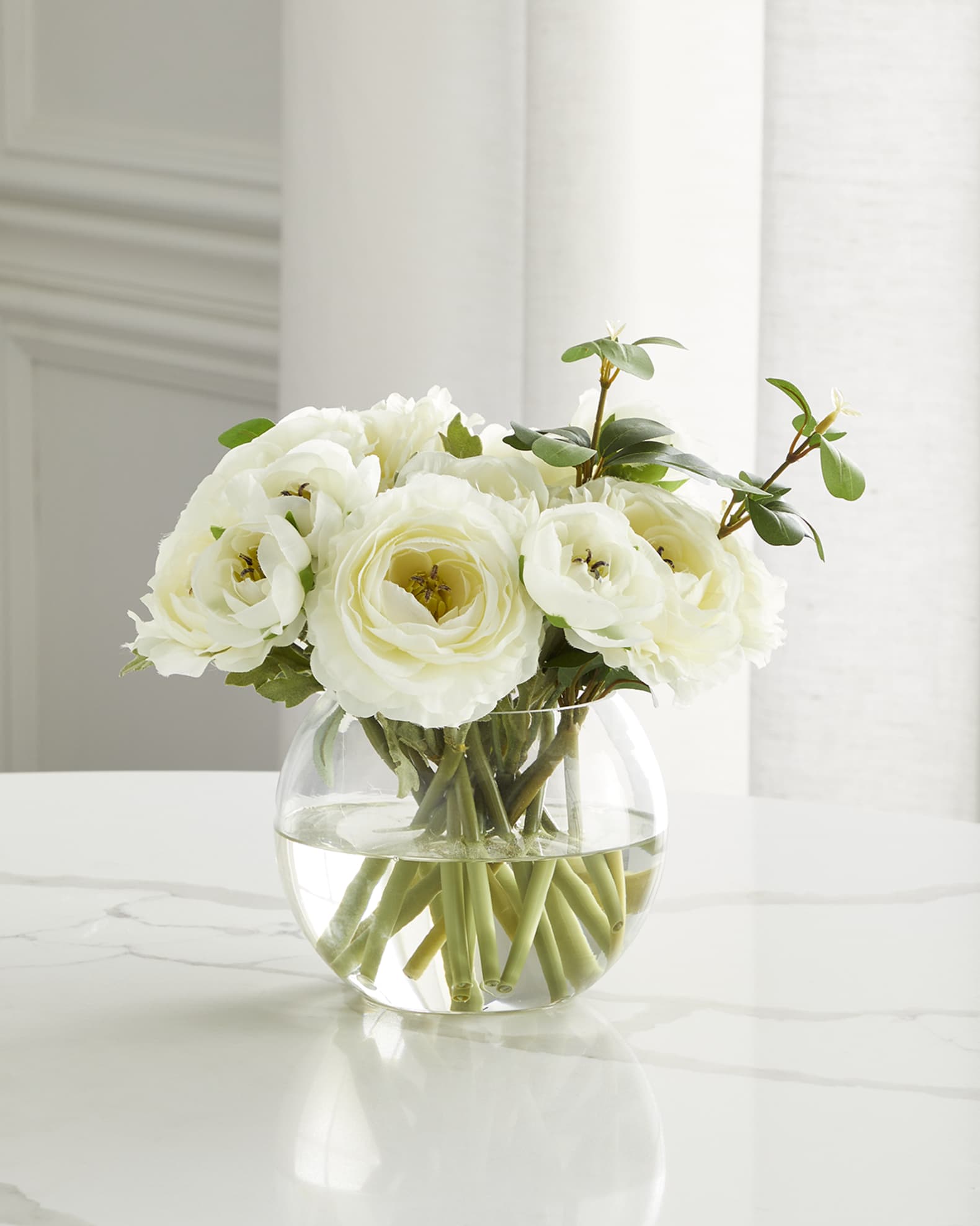  Beauty Ranunculus Faux-Floral Arrangement 0