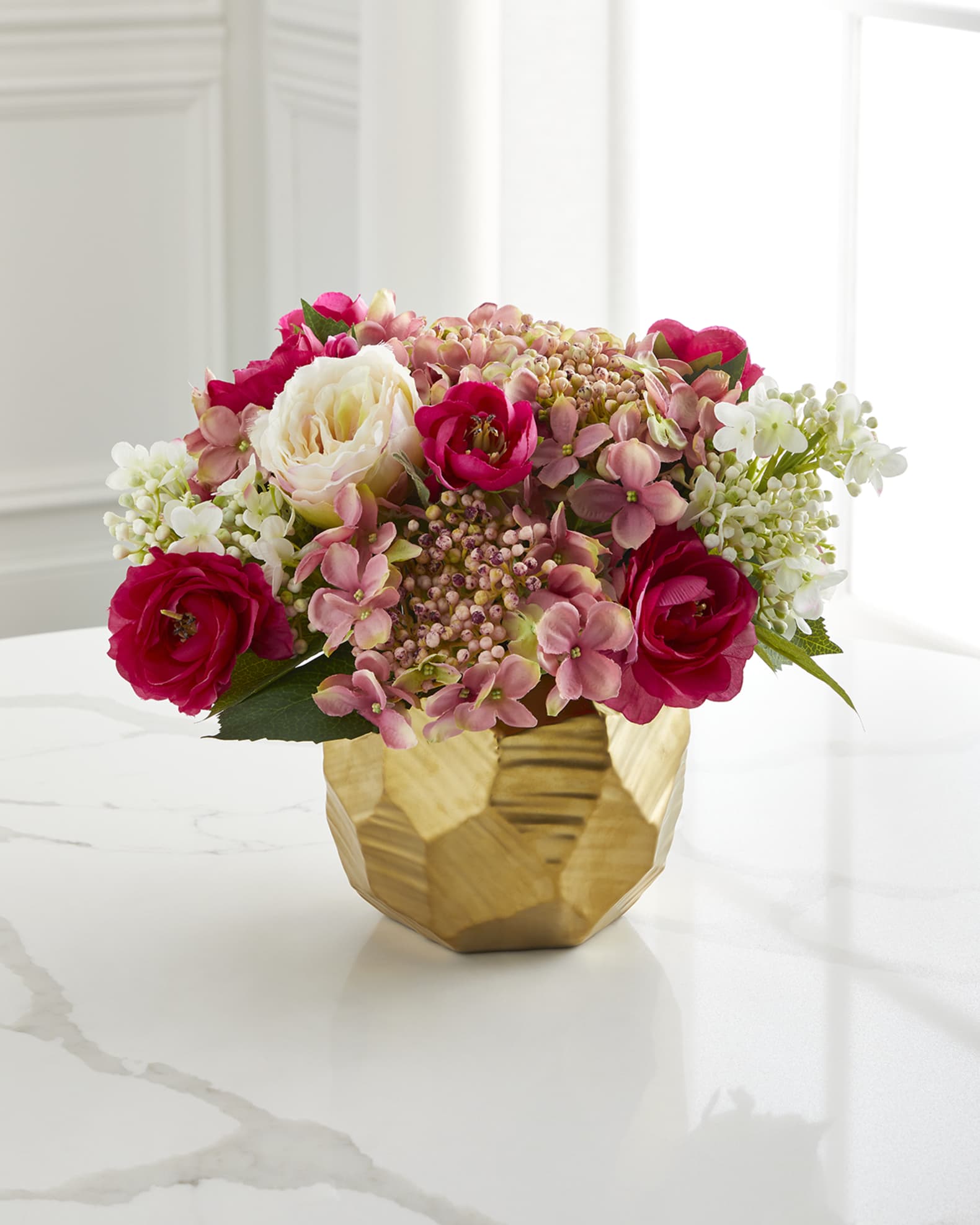 John-Richard Collection Blushing Garden Floral Arrangement