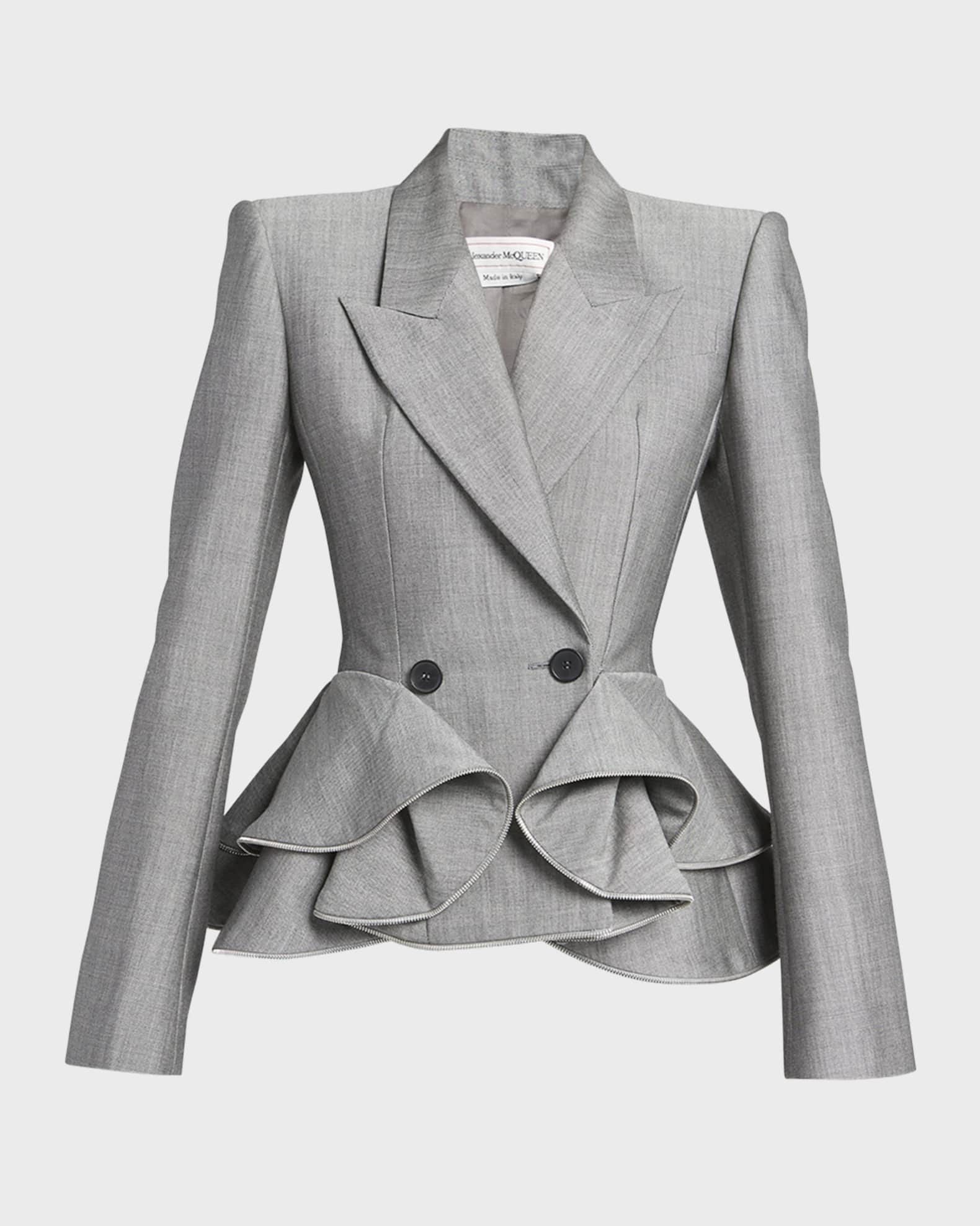 Double Peplum Jacket Laubeblanc Double Knit Peplum Jacket Pants